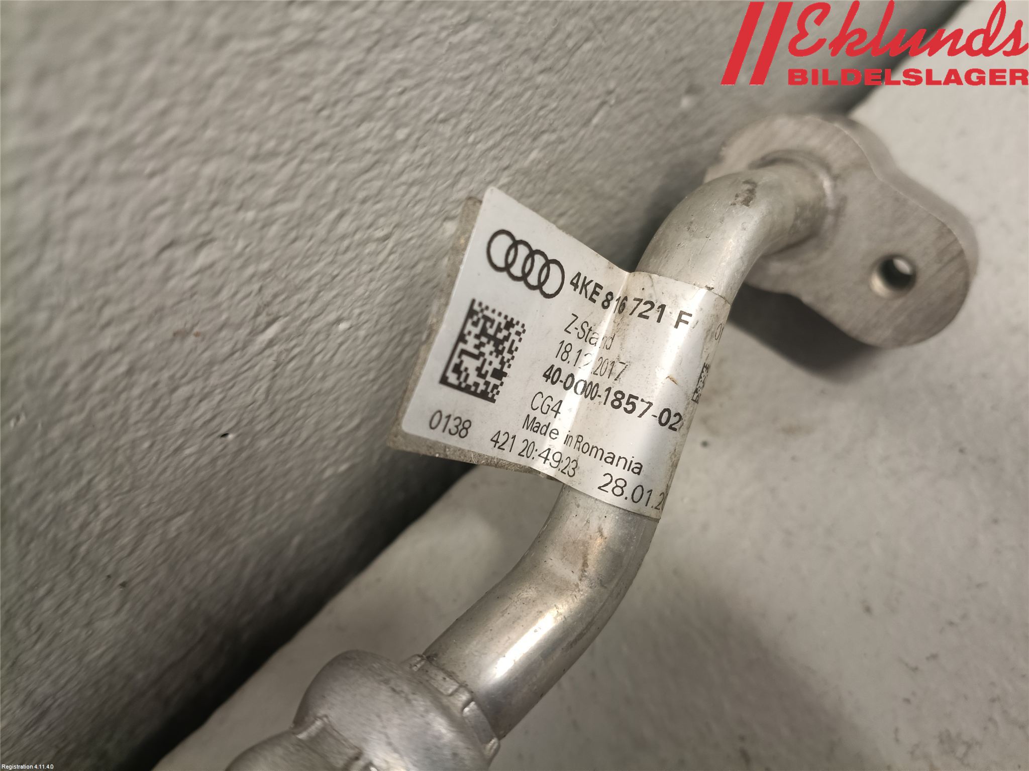 Audi E-TRON, S GE 19- Ac Slang-Rör