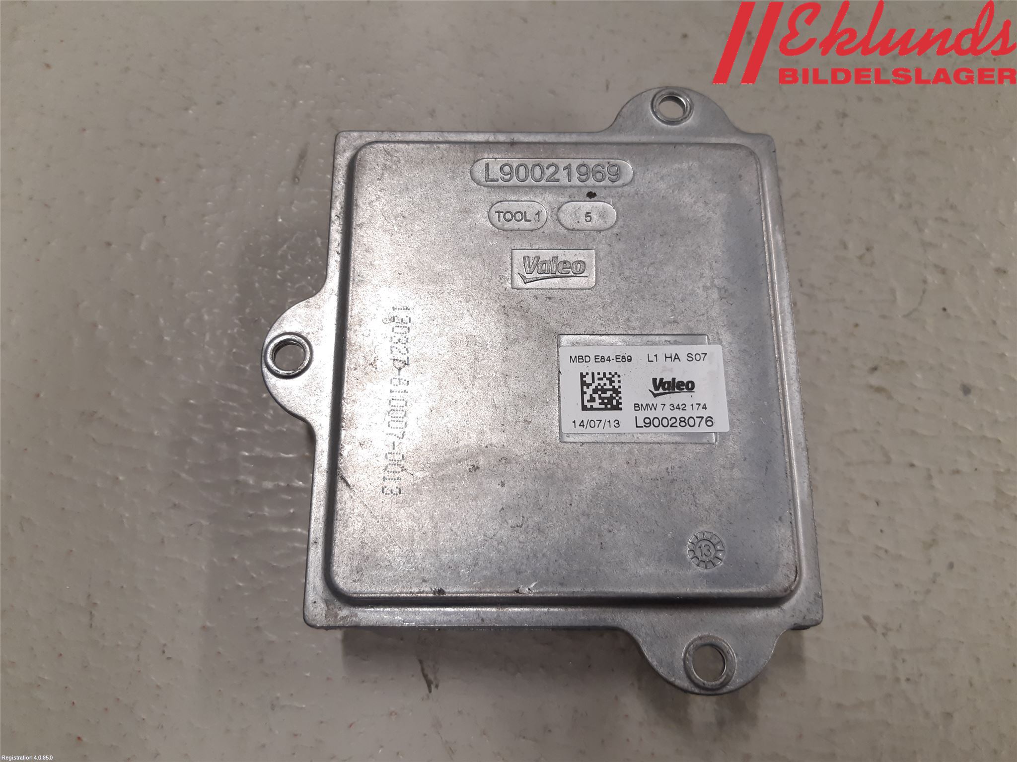 BMW X1 E84 10-15 Styrenhet Strålkastare