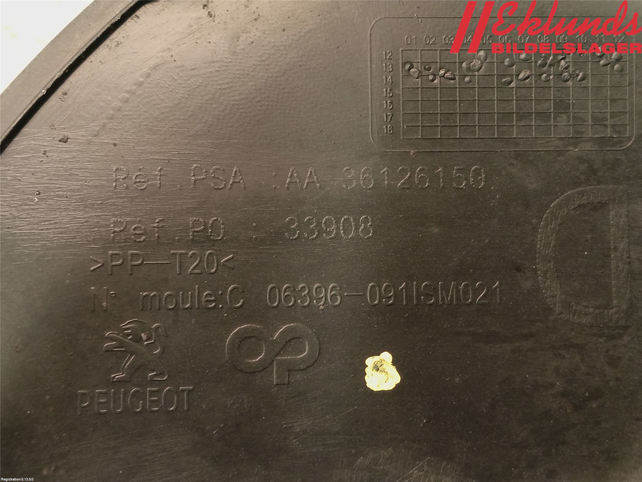 Peugeot 308 14-21 Dimljussarg Fram