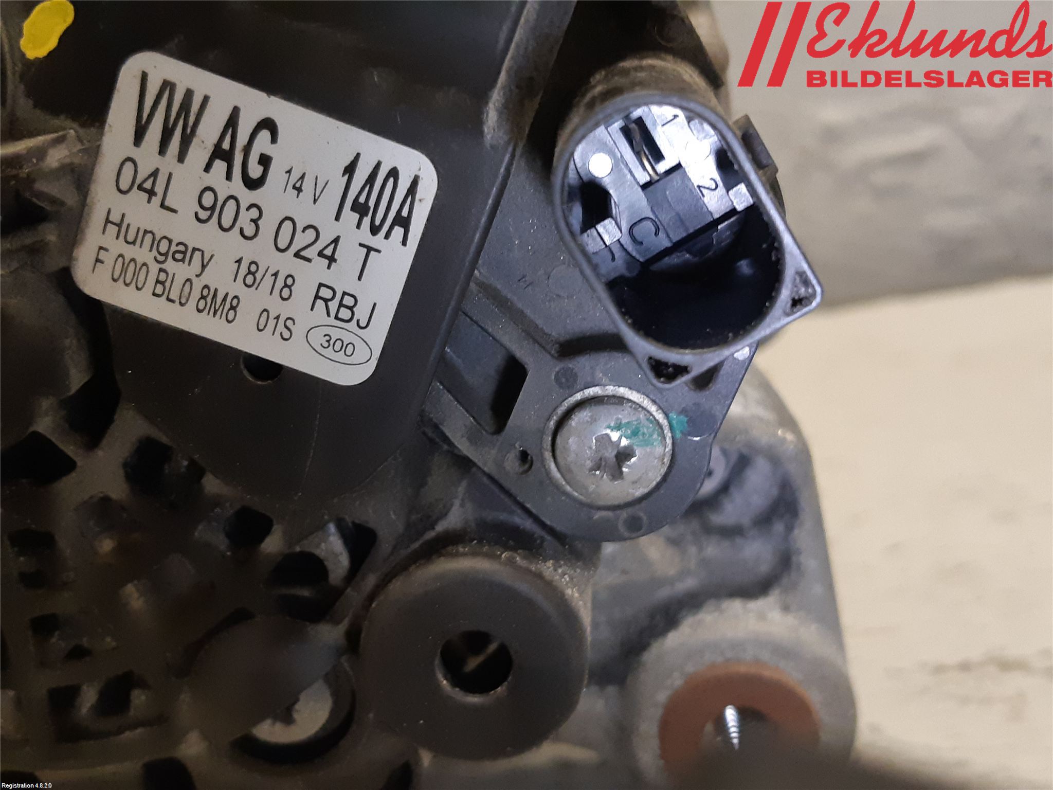 Volkswagen VW PASSAT 15-19 Generator