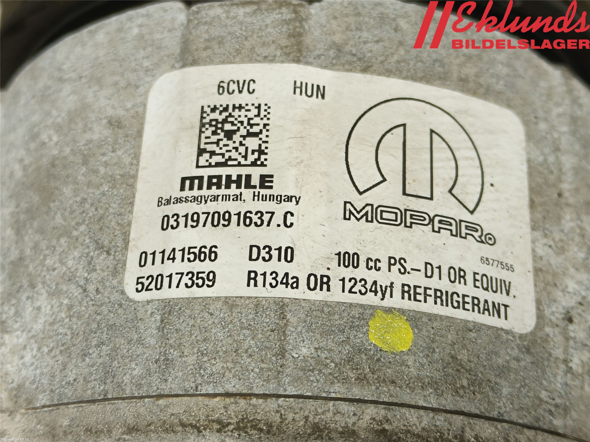 Fiat TIPO/CROSS 16- Ac Kompressor