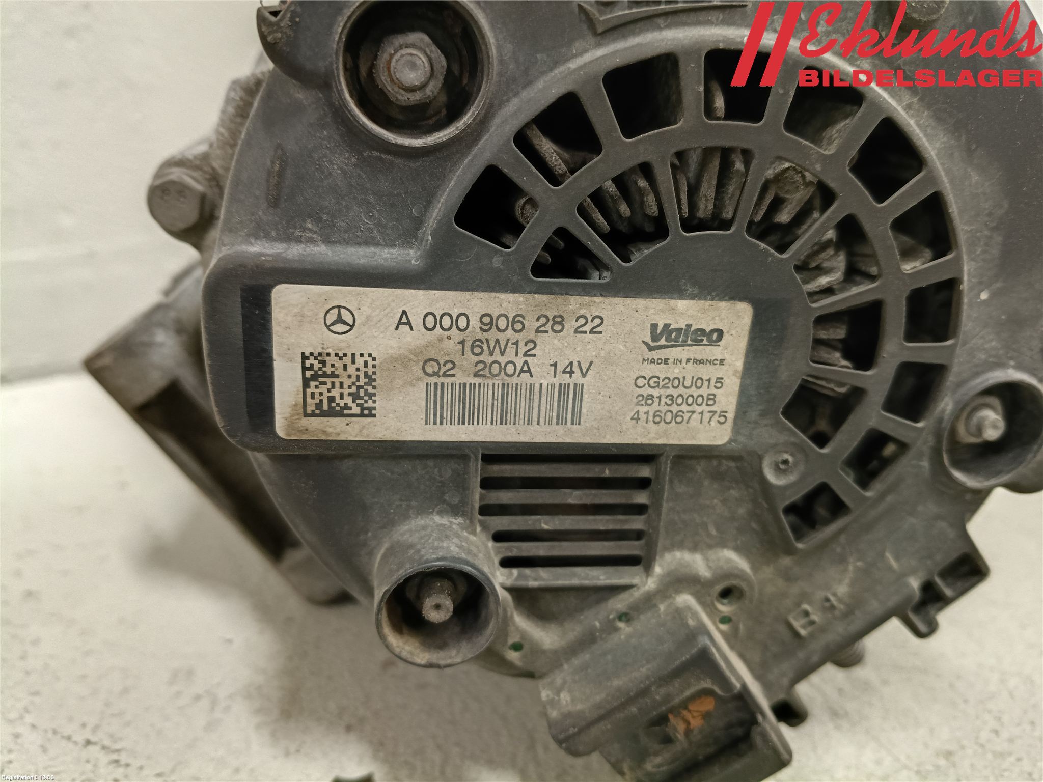Mercedes-Benz MB GLC-KLASS (X253/C253) 15-22 Generator