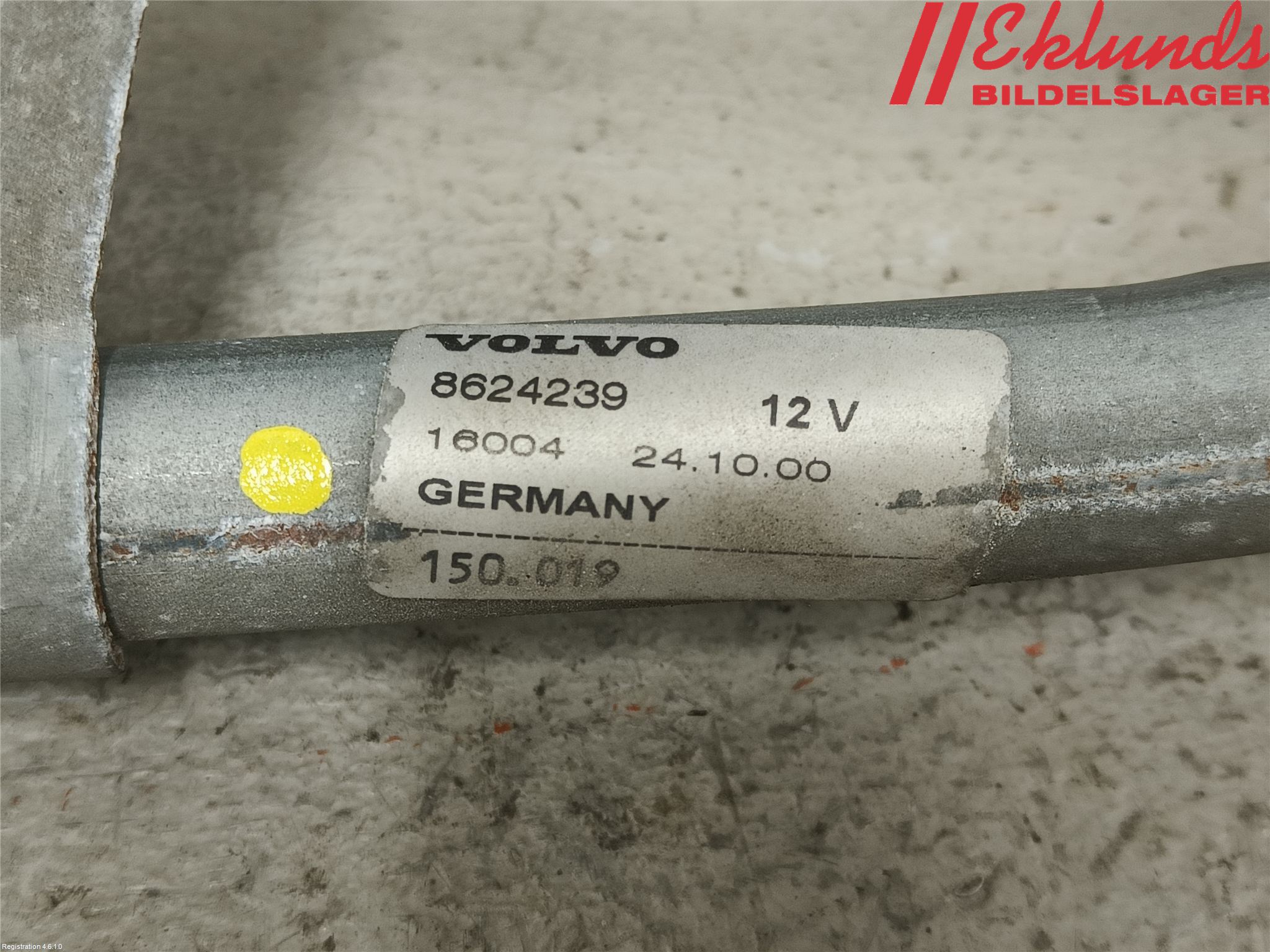 Volvo V70 00-04 Torkarmekanism Vindruta