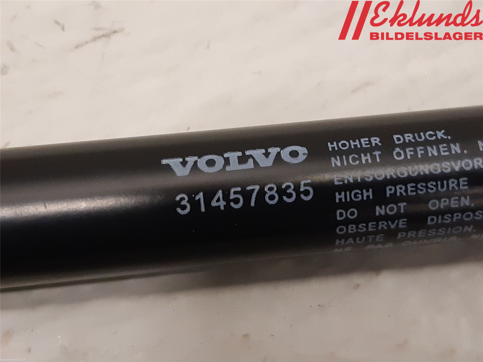 Volvo XC40/RECHARGE 18- Gasfjäder Baklucka