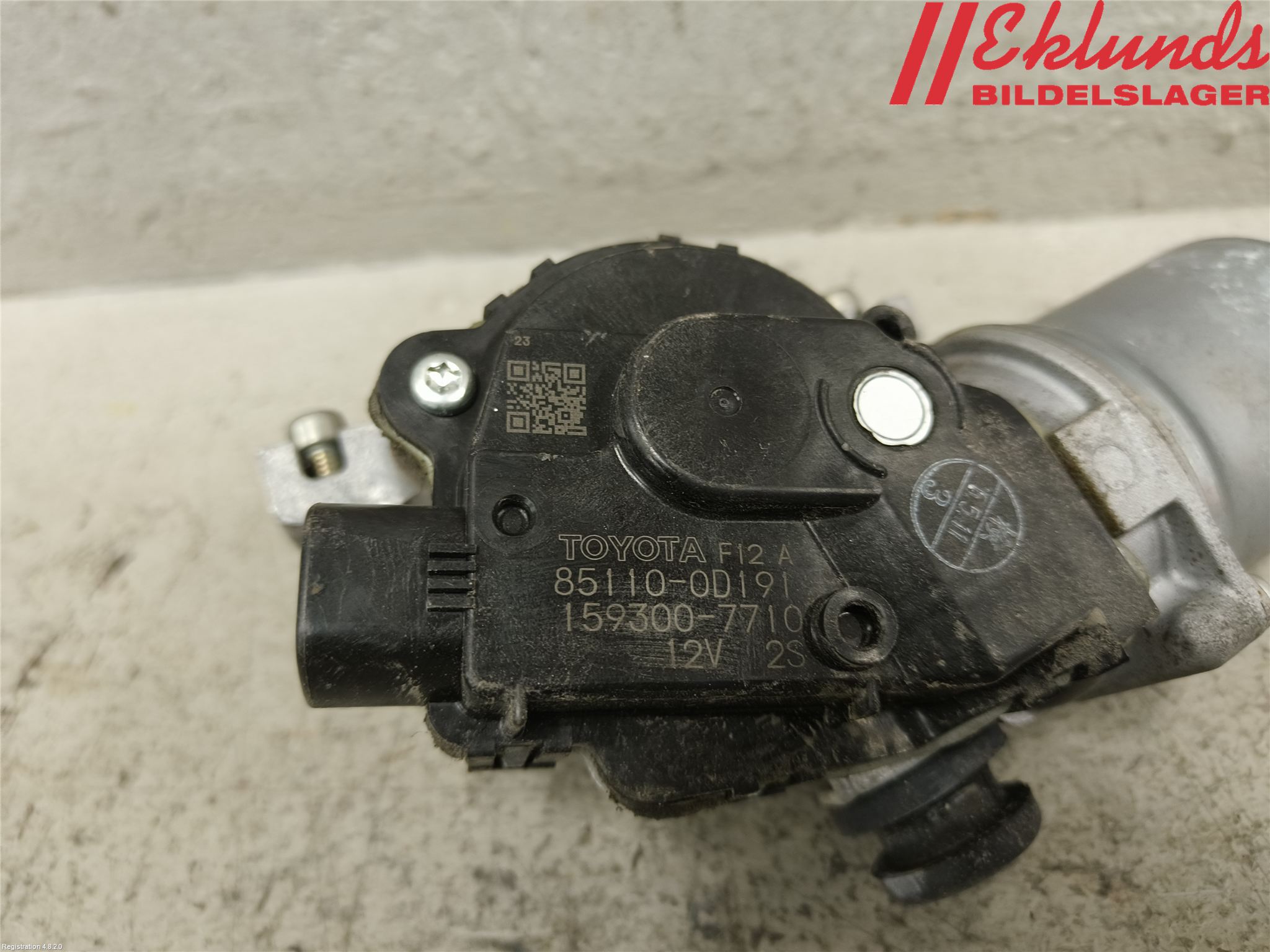 Toyota YARIS XP130 15-20 Torkarmotor Vindruta