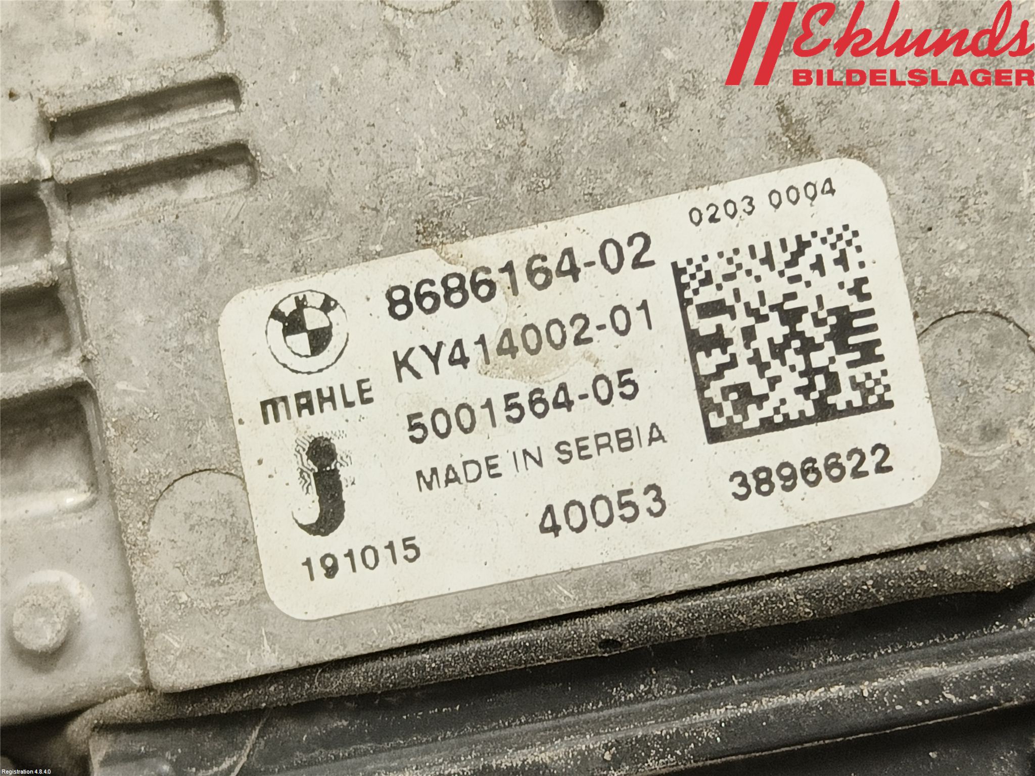 BMW 5 G30/G31/F90 17-23 Kylfläkt El