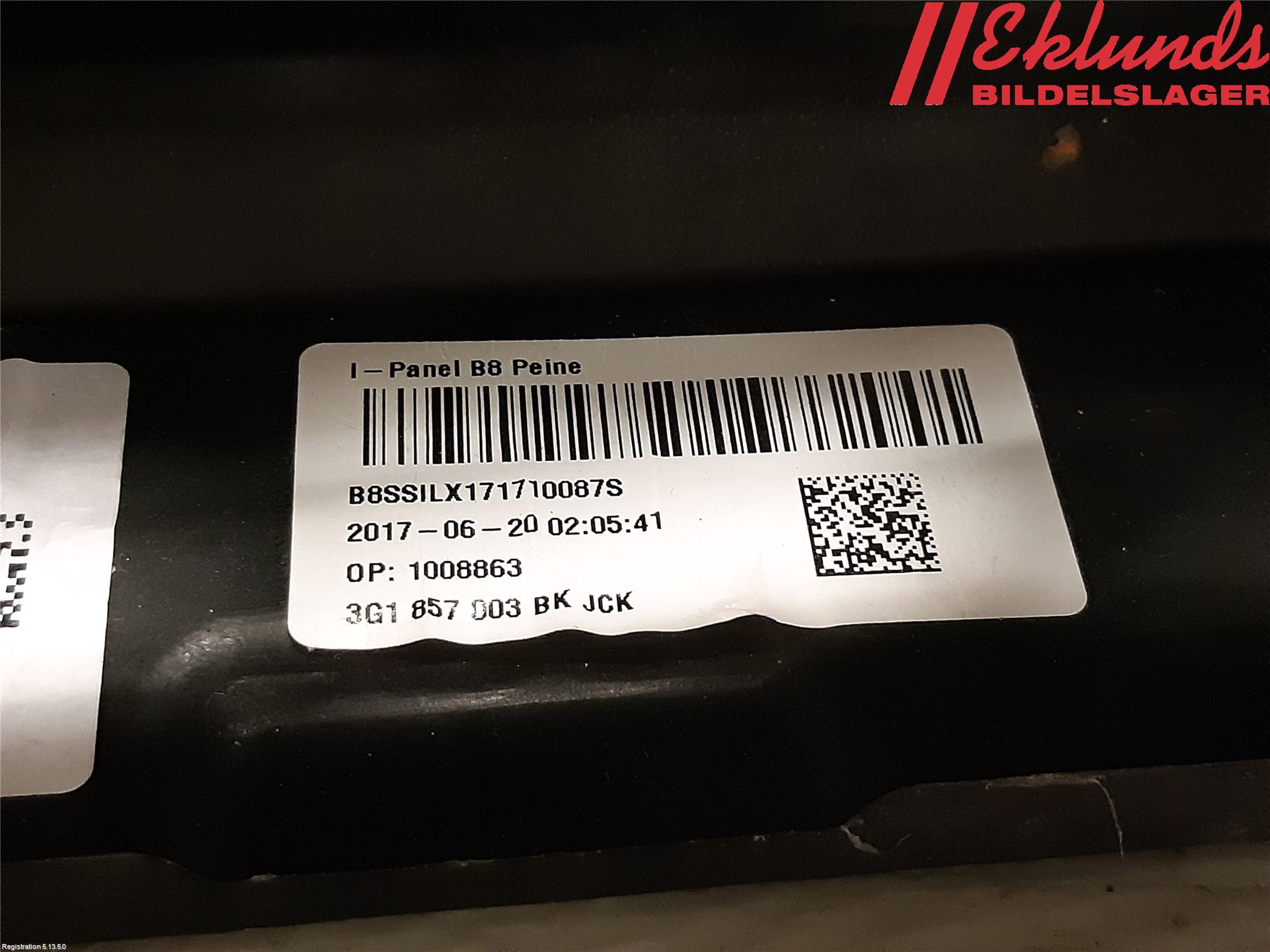 Volkswagen VW PASSAT 15-19 Instrumentbräda