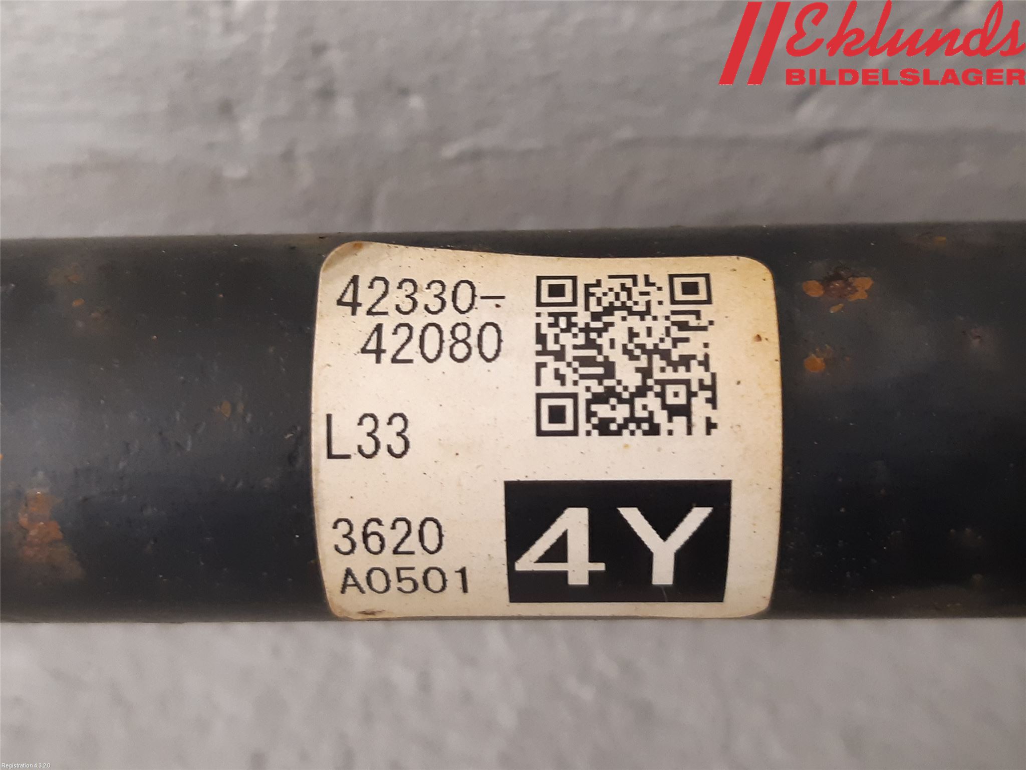 Toyota RAV4 19- Drivaxel Bak Höger