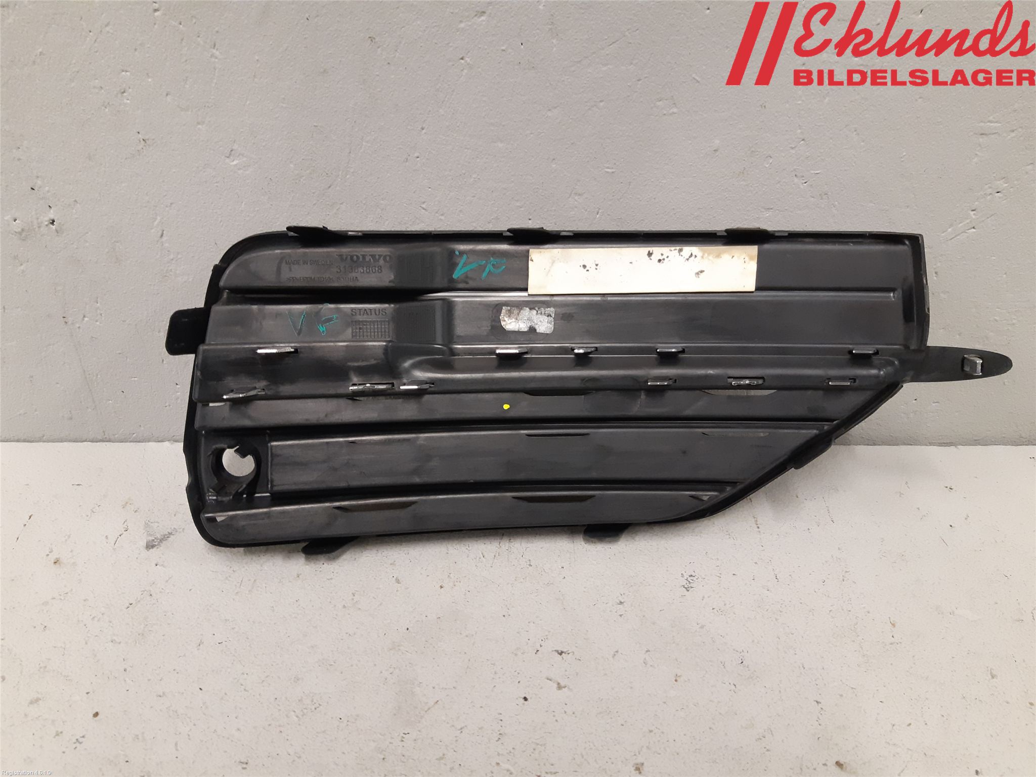 Volvo XC90/RECHARGE 16- Stöt Utfyllnad-List-Grill