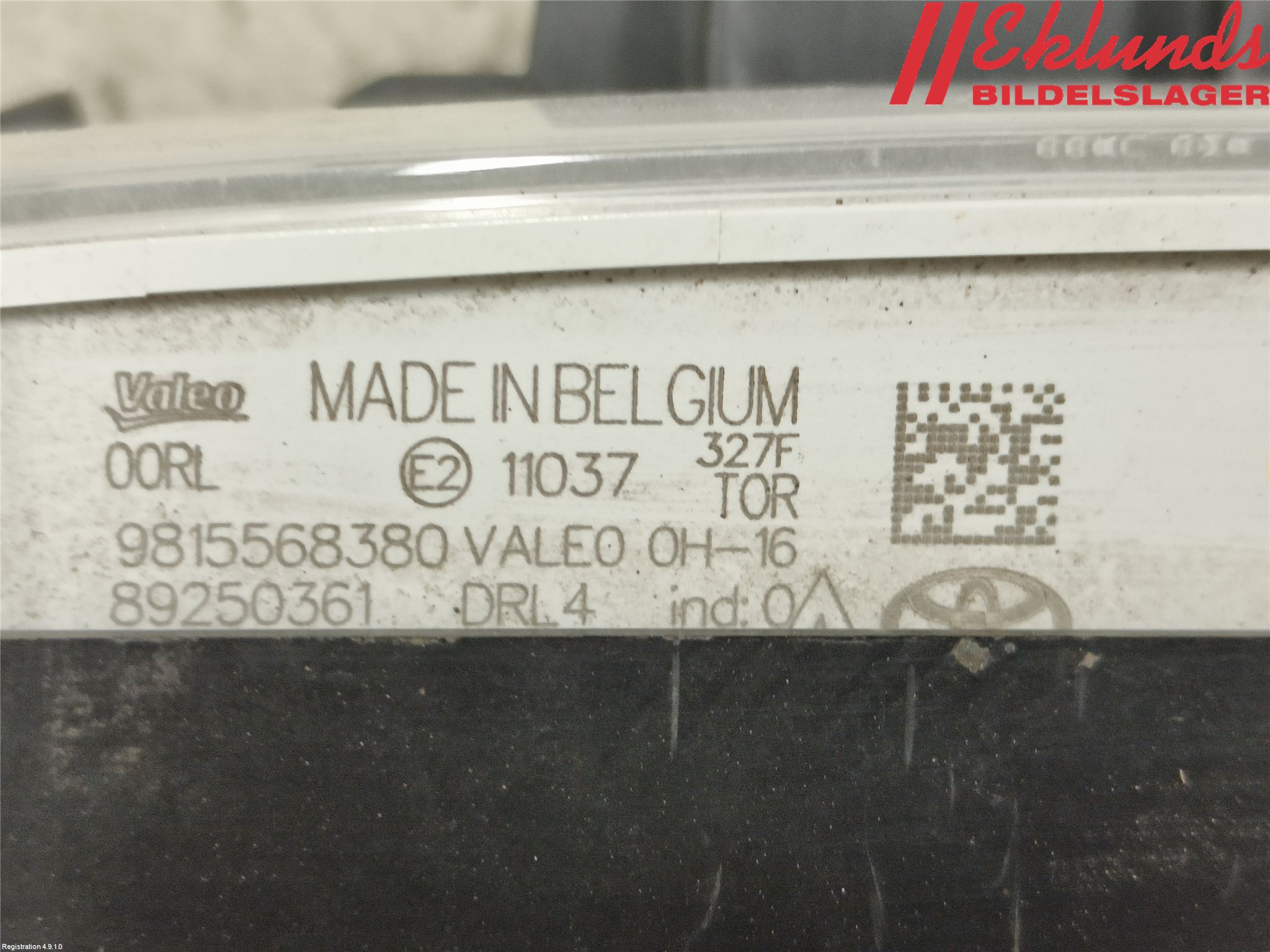 Toyota AYGO 15-21 Positionsljus Fram Hö