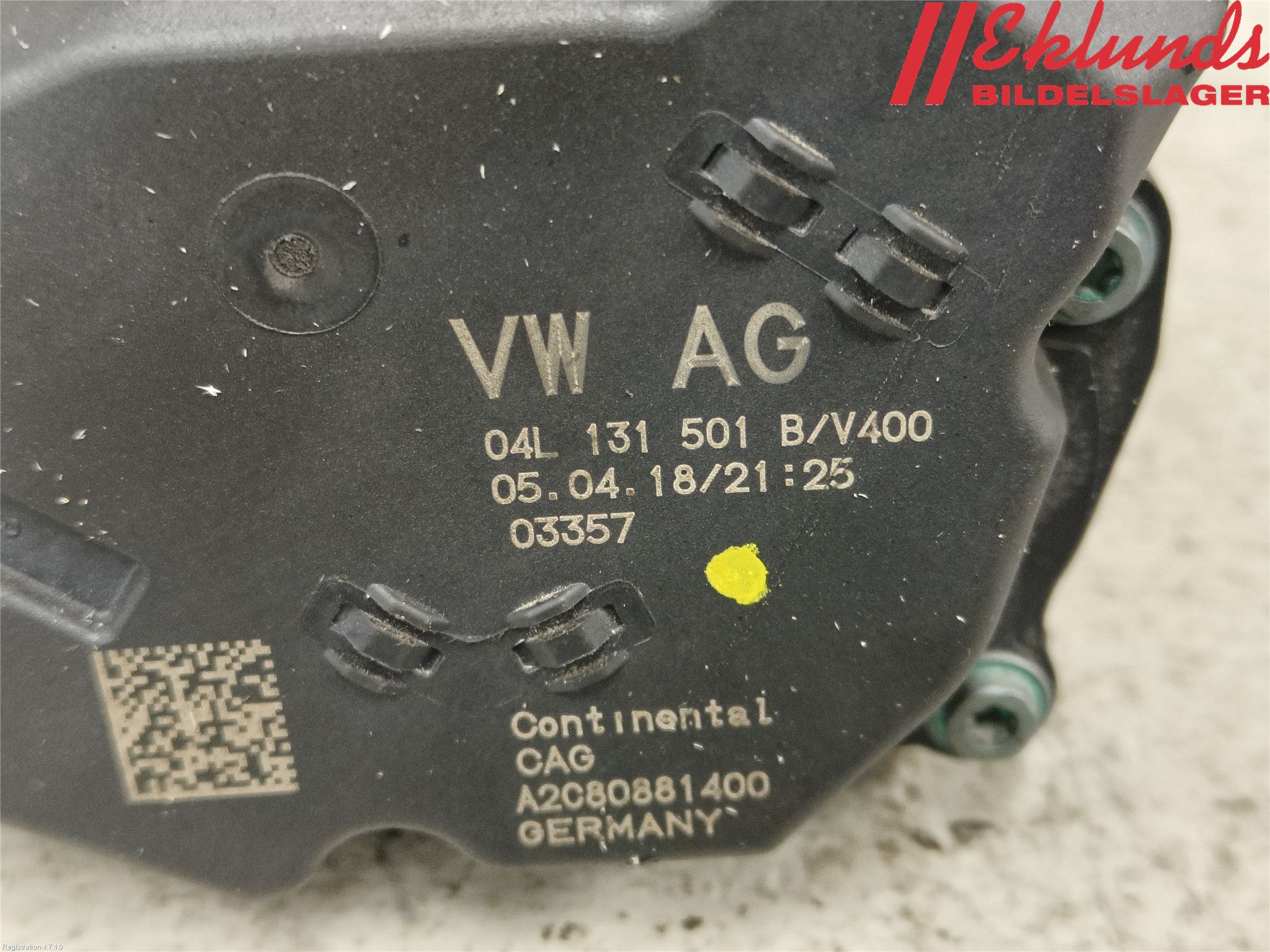 Audi A4/S4 B9 16-19 Injspjällhus