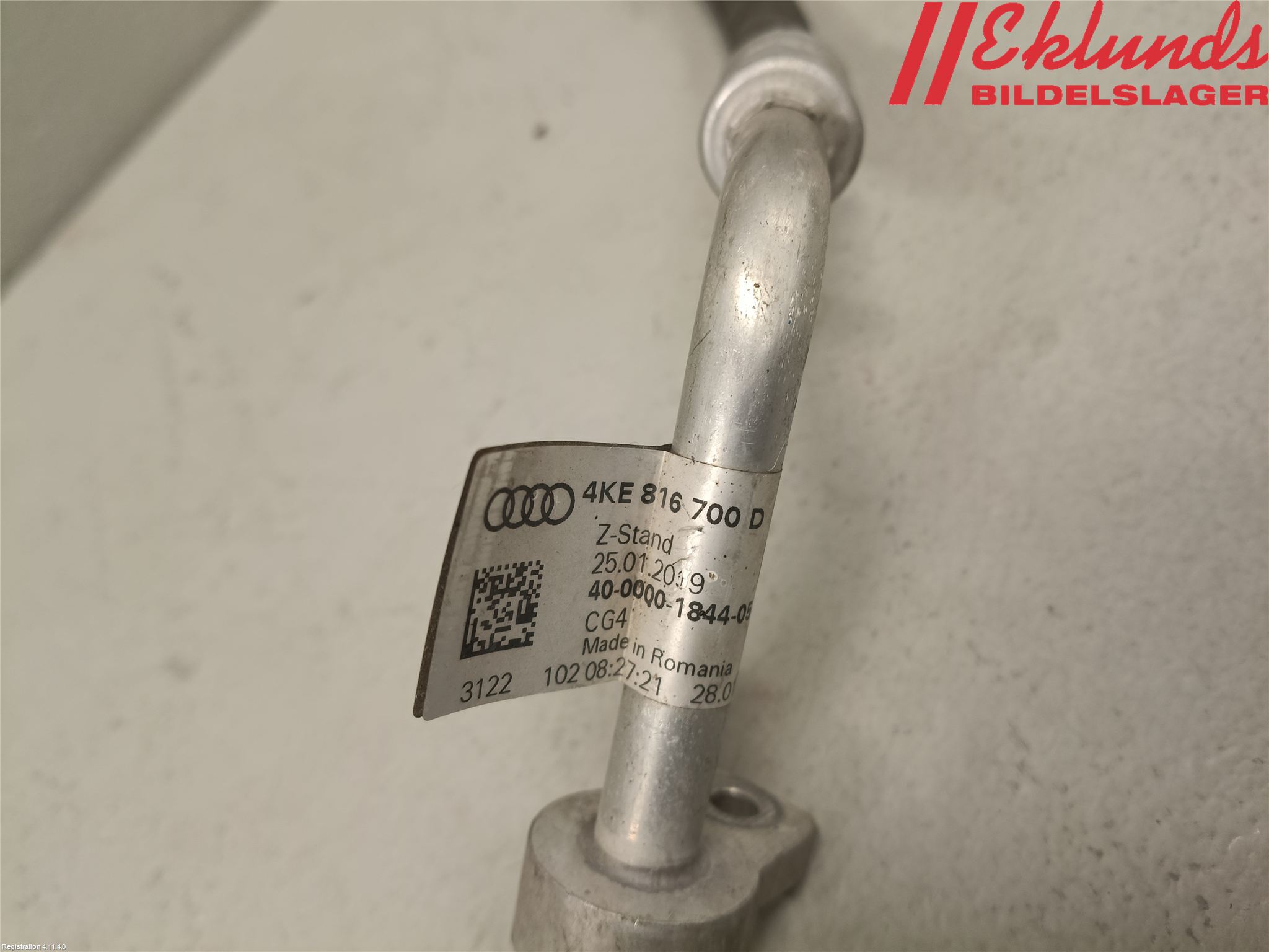 Audi E-TRON, S GE 19- Ac Slang-Rör