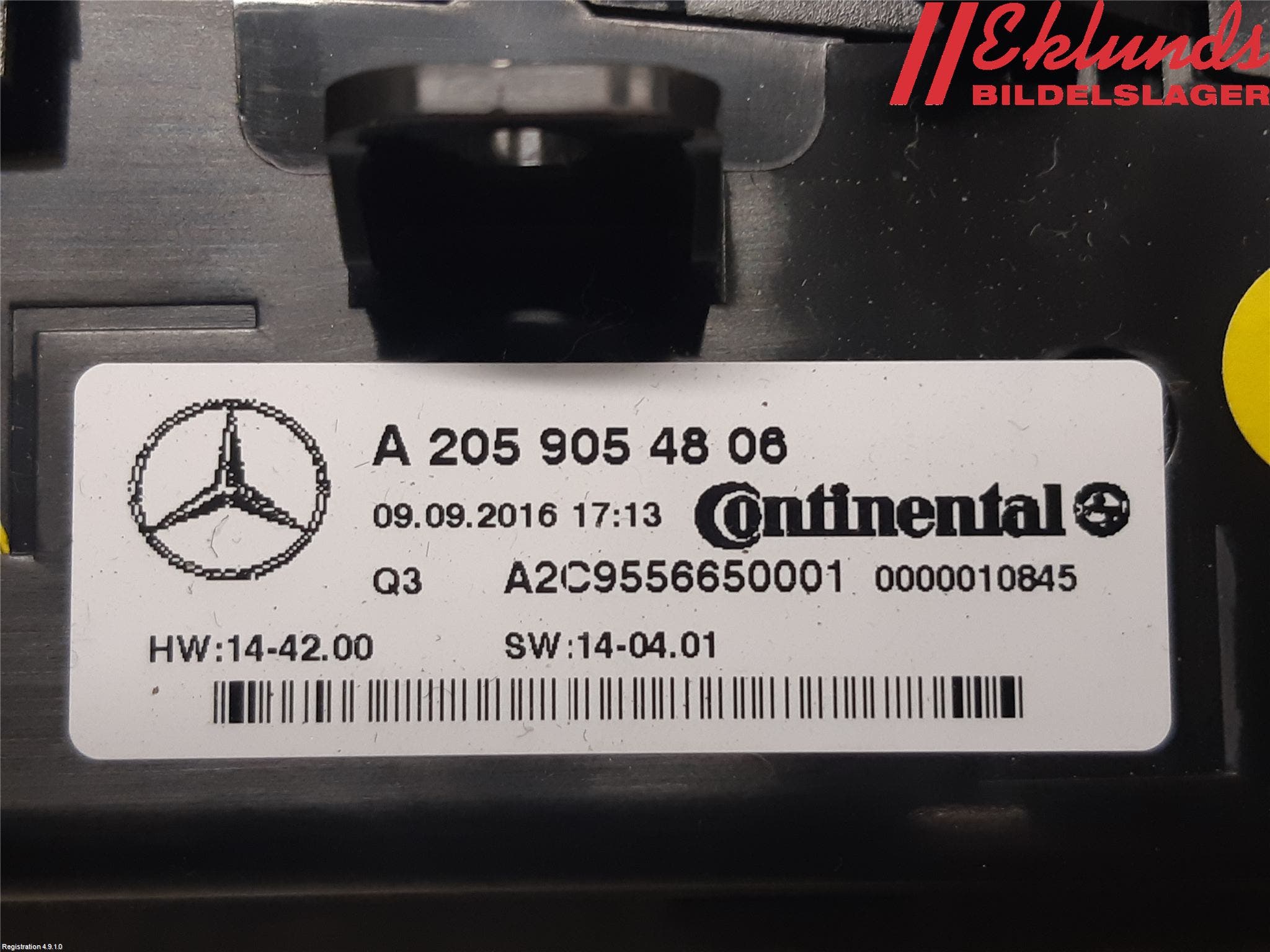 Mercedes-Benz MB C-KLASS (W205) 14-21 Ac Styrenhet Ac Manöveren