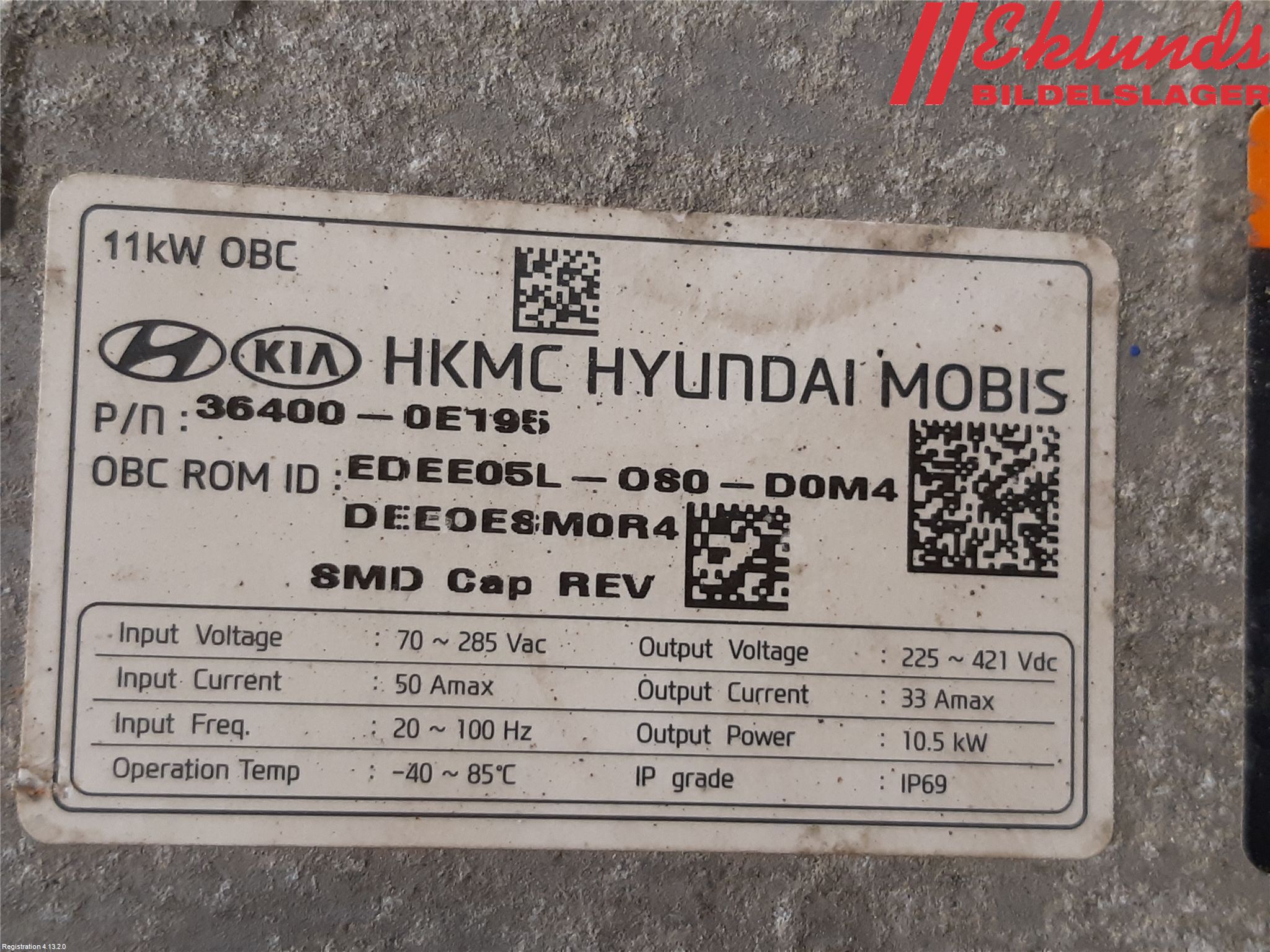 Kia NIRO (DE) 17-22 Converter