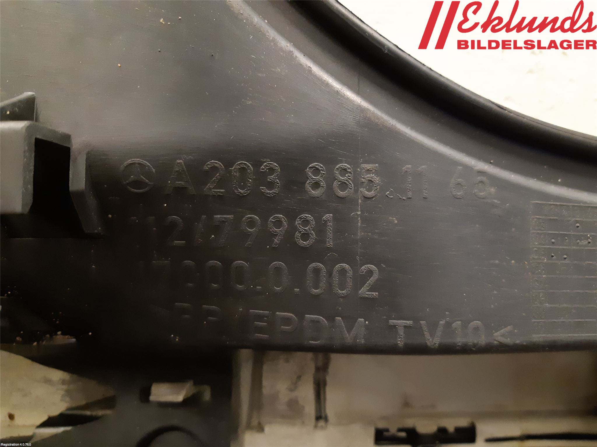 Mercedes-Benz MB C (203) 00-07 Stötfångarbeklädnad Bak