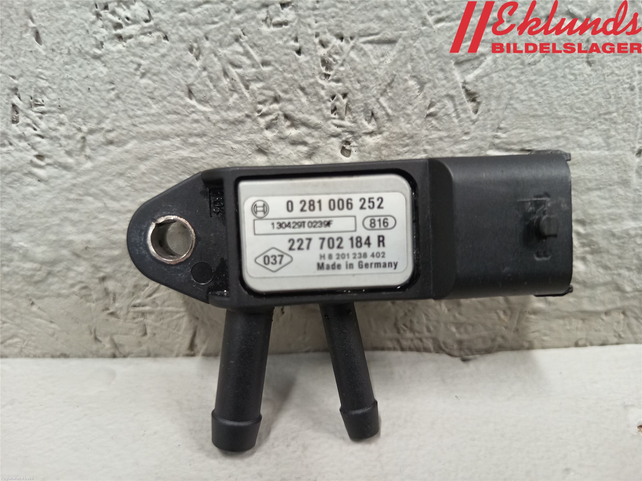 Renault KANGOO II 08-14 Givare Temp-Tryck Avgas