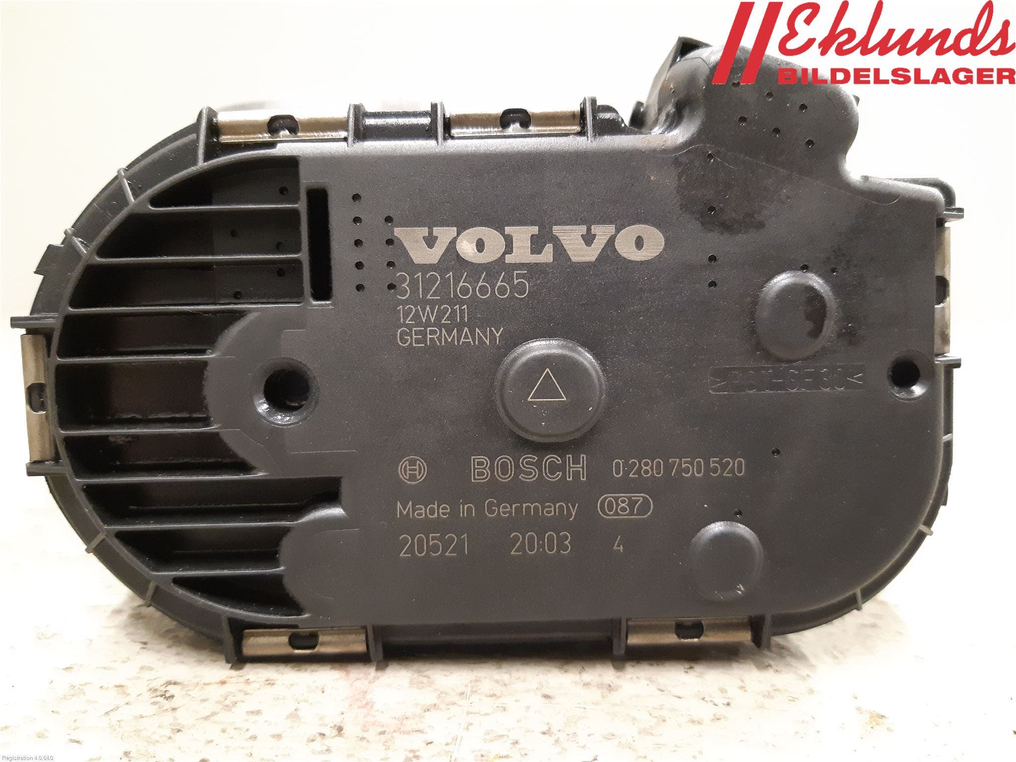 Volvo XC60 09-13 Injspjällhus