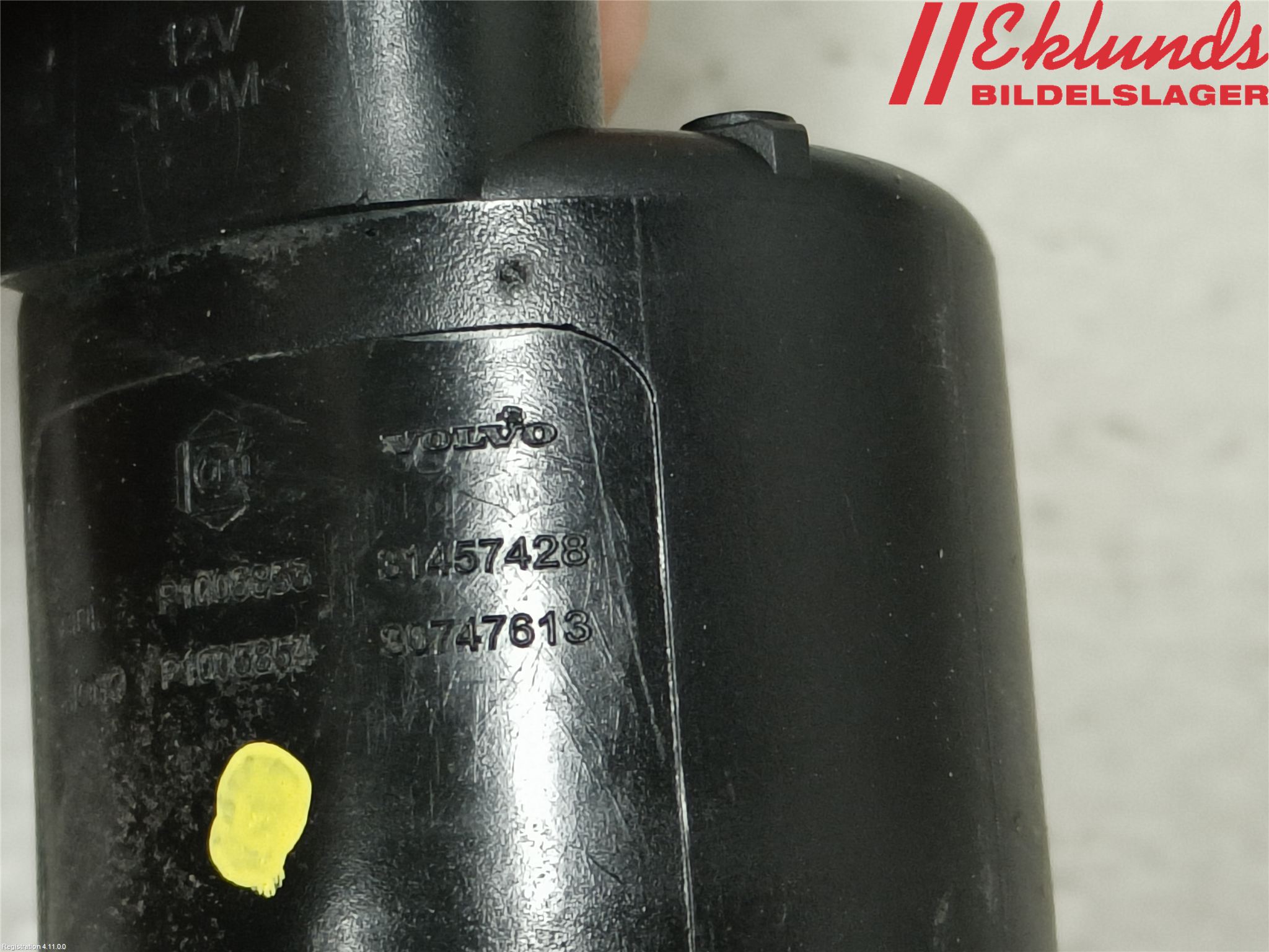 Volvo V60 19- Spolarpump Vindruta