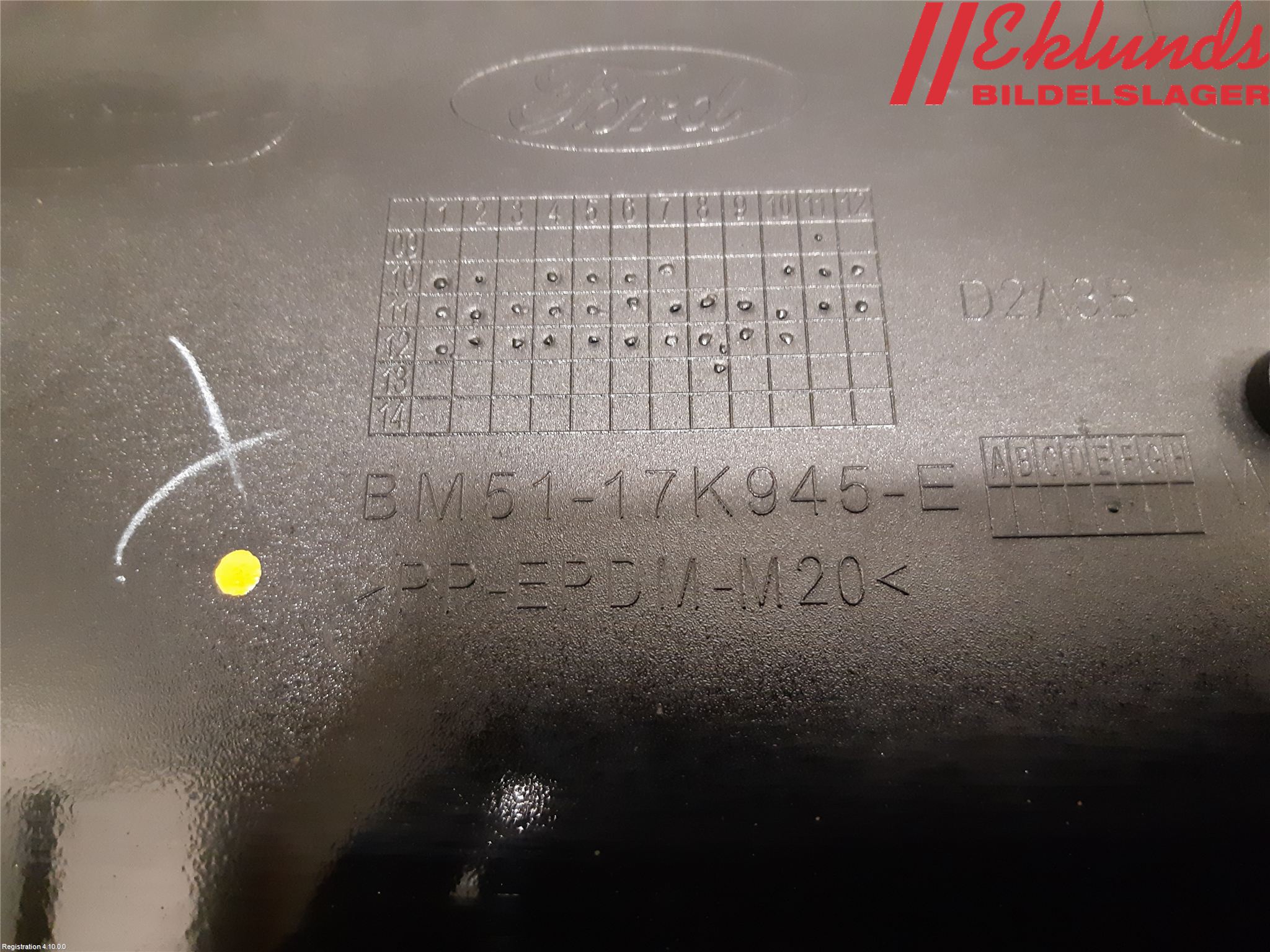 Ford FOCUS 11-14 Stöt Utfyllnad-List-Grill