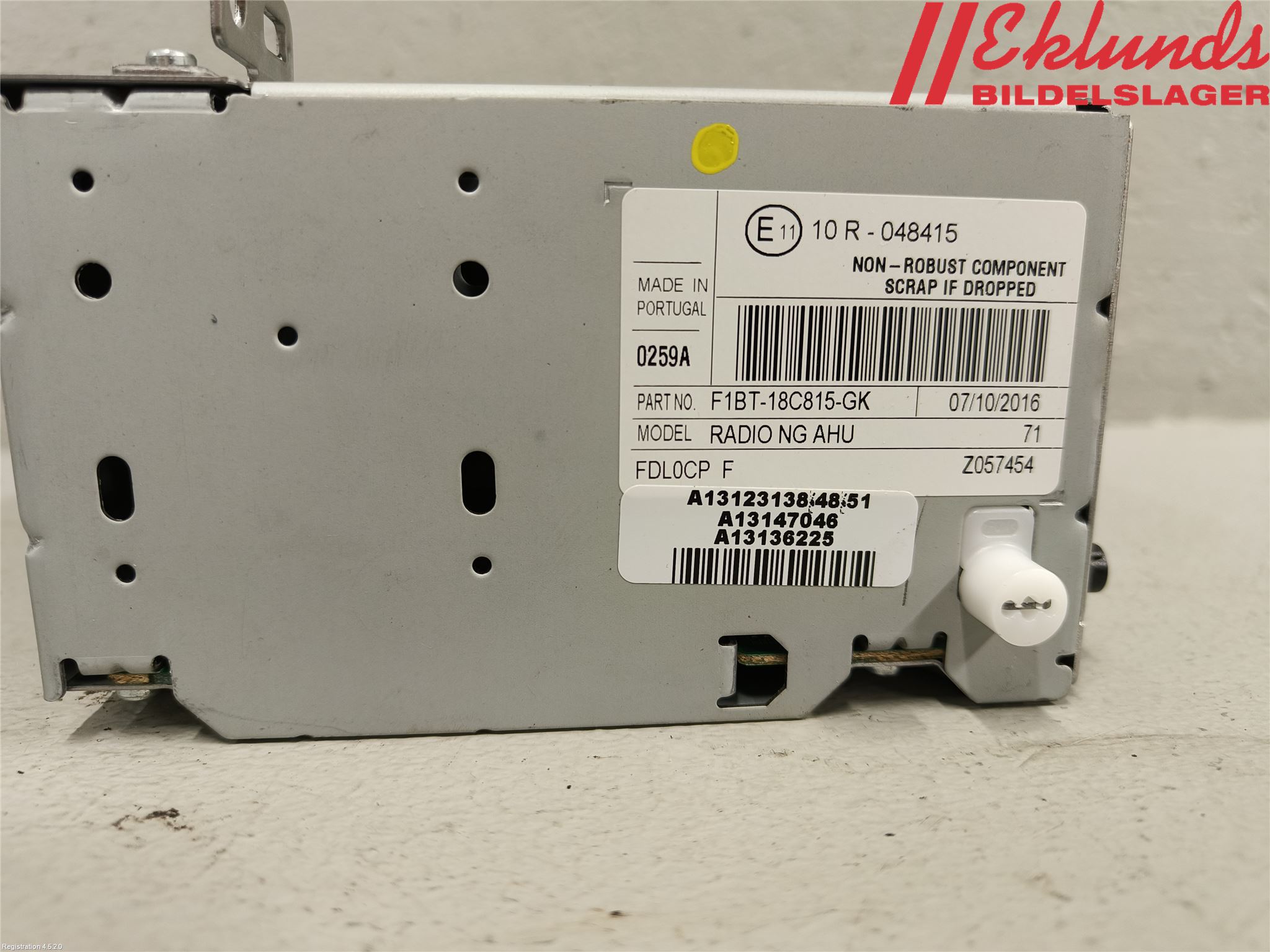 Ford TRANSIT/TOURNEO CONNECT 13-22 Cd Radio - Multimediapanel