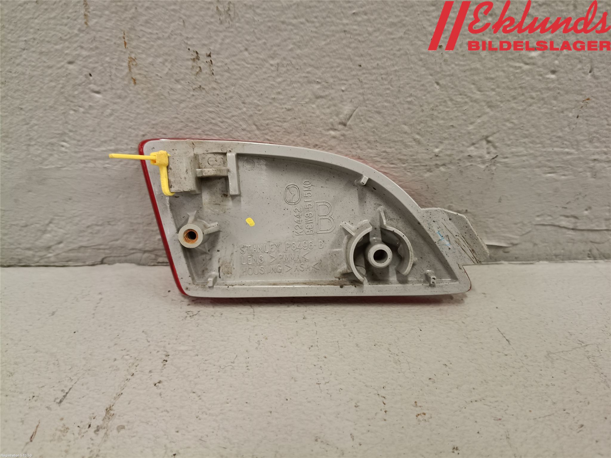 Mazda 3 III 14-19 Dimljus/Reflex Bak