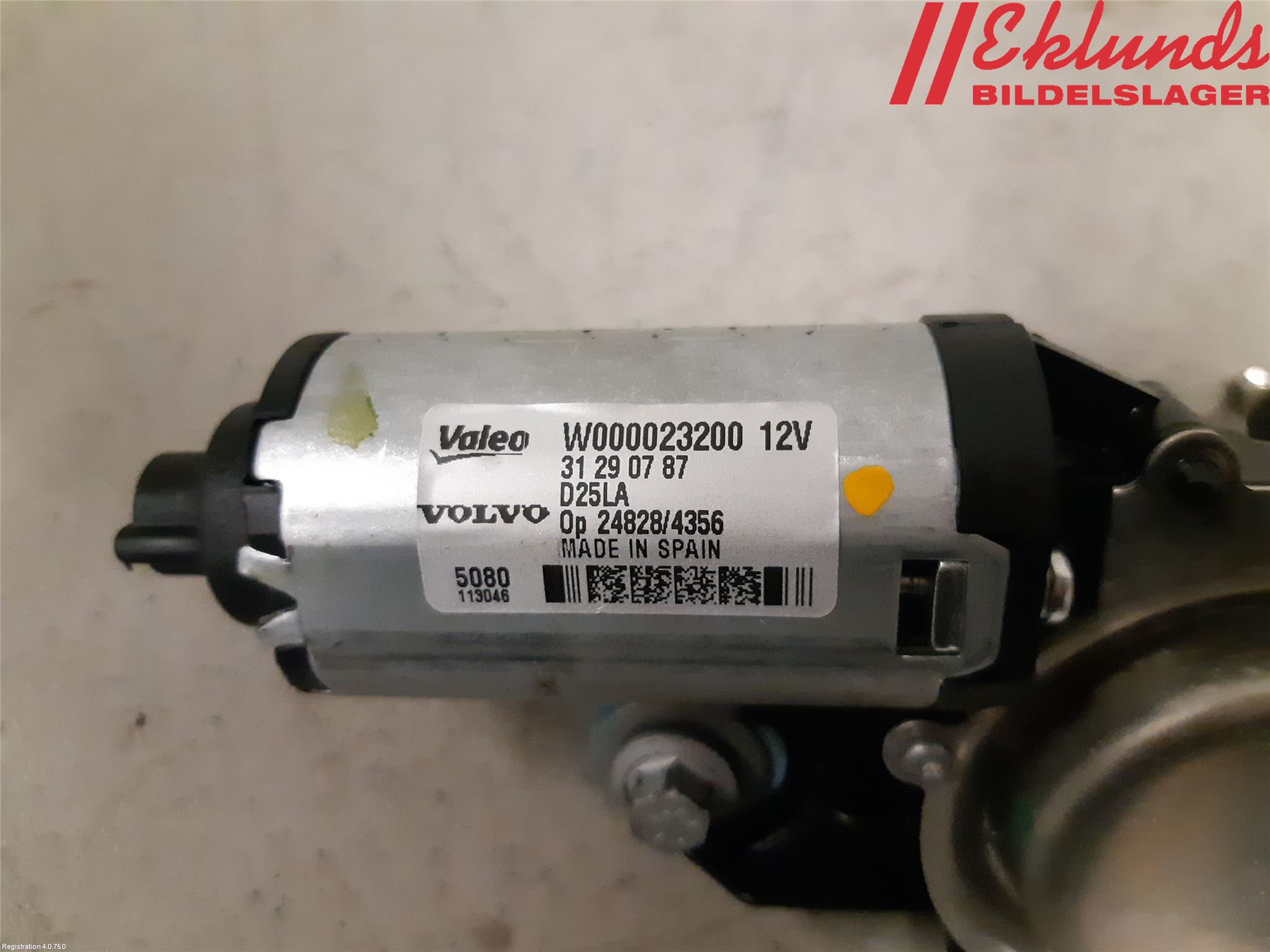 Volvo V70 08-13 Torkarmotor Baklucka