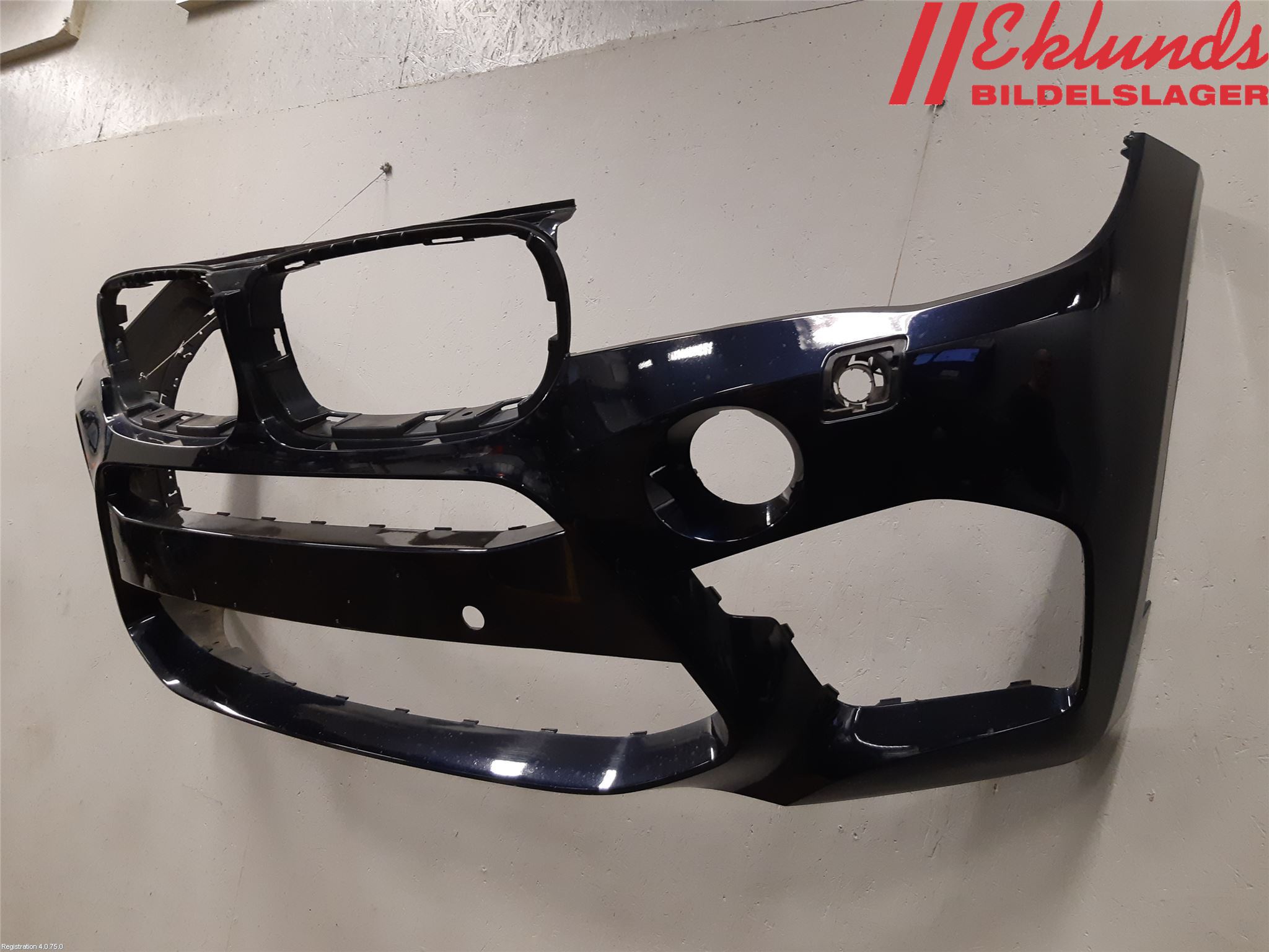 BMW X6 F16 14-19 Stötfångarbeklädnad Fram