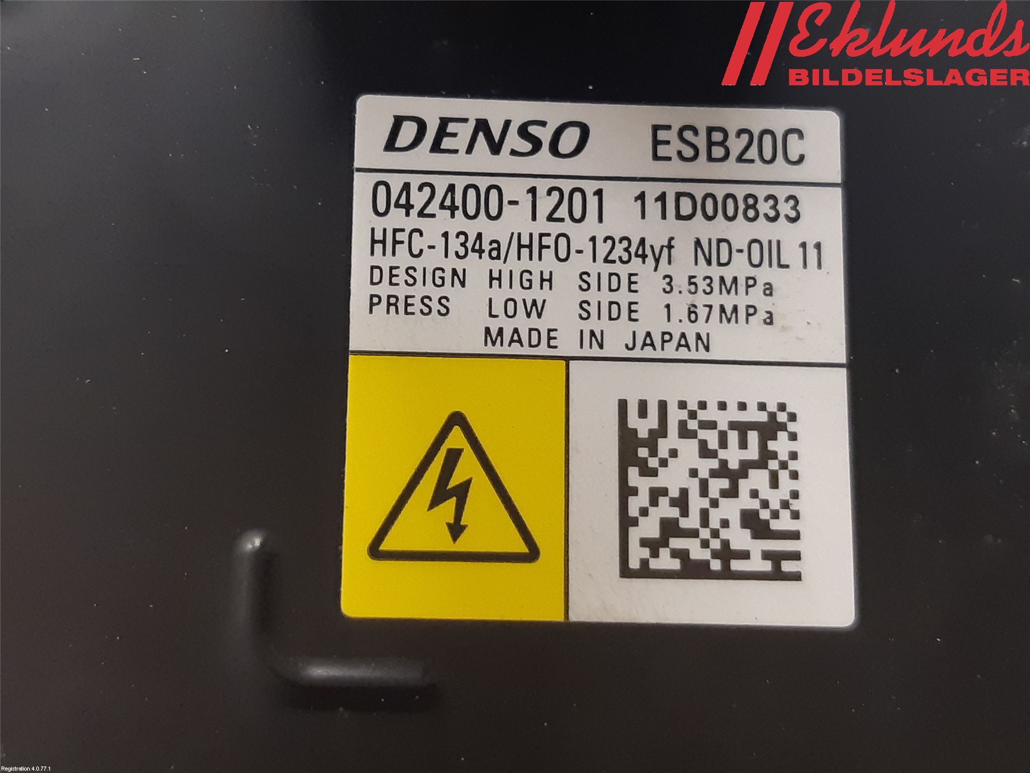 Toyota COROLLA 19- Ac Kompressor