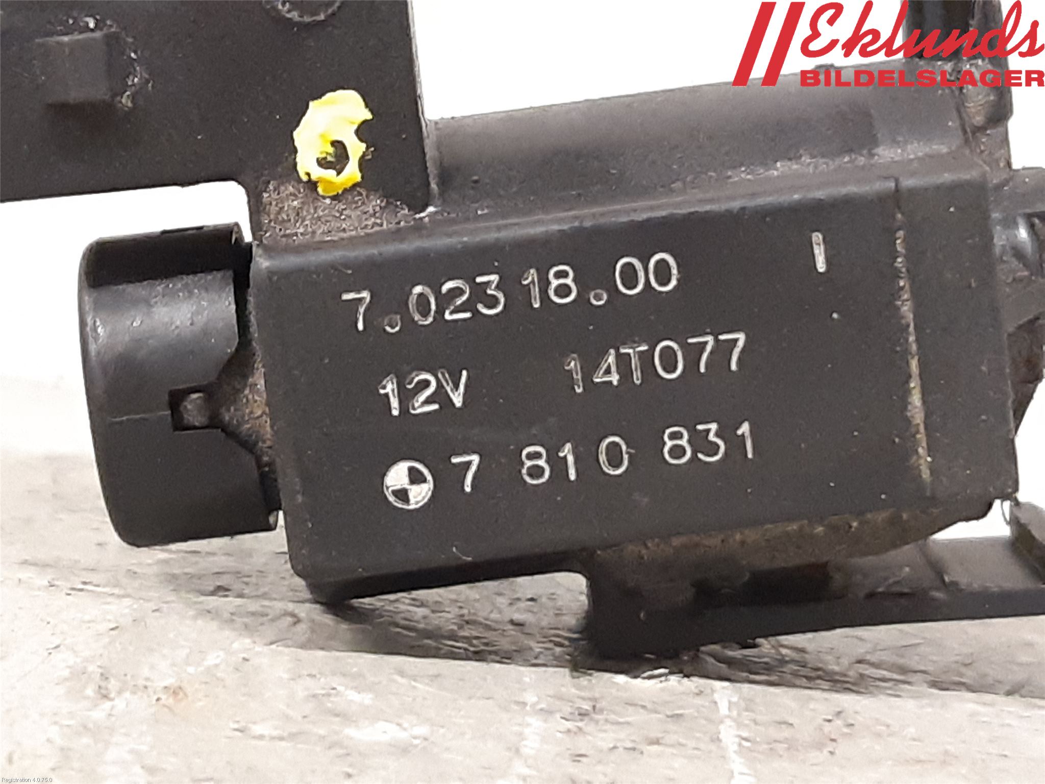 BMW 5 F10/F11/F18 09-17 Vakuumventil