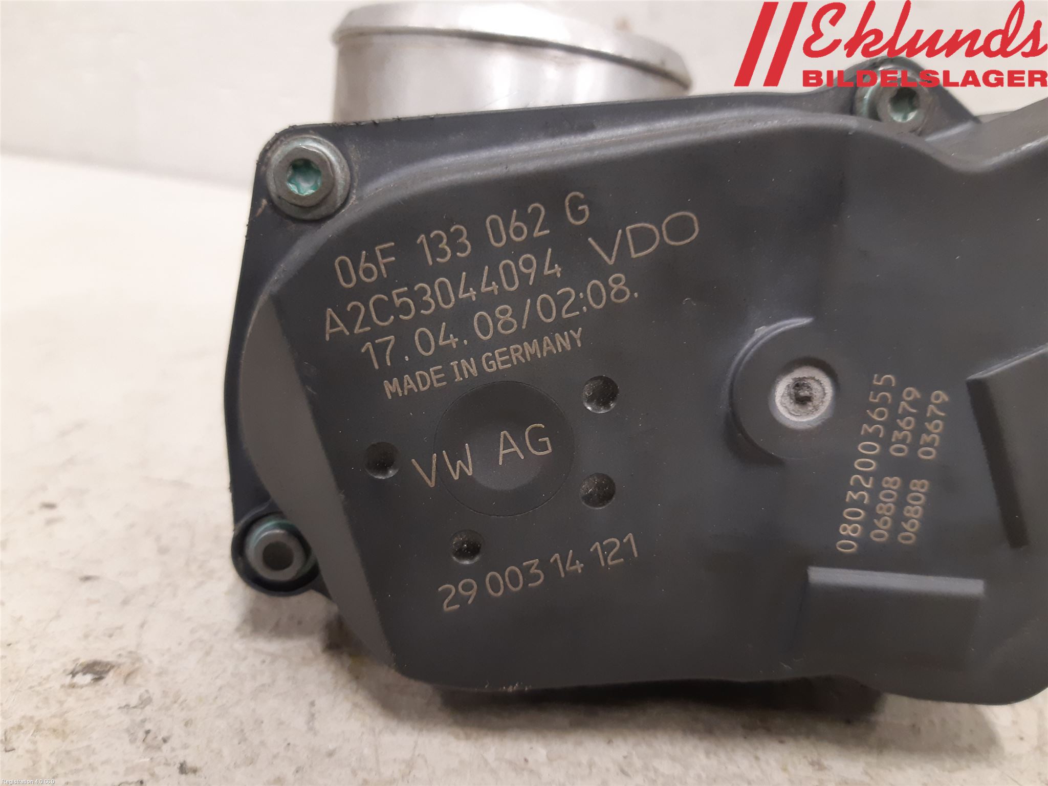 Audi A4/S4 08-11 Injspjällhus