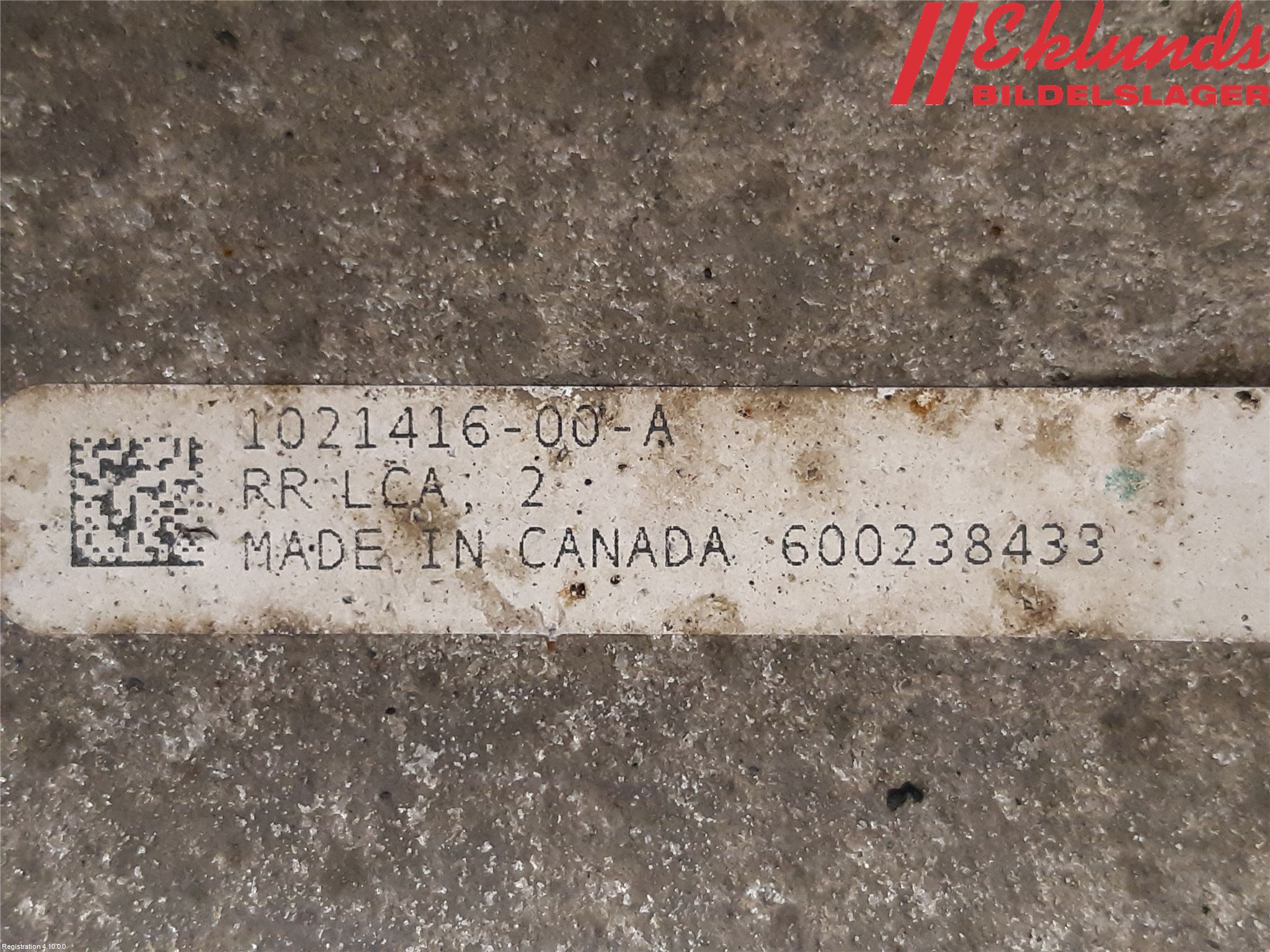 Tesla MODEL S 13- Bärarm Bak Höger