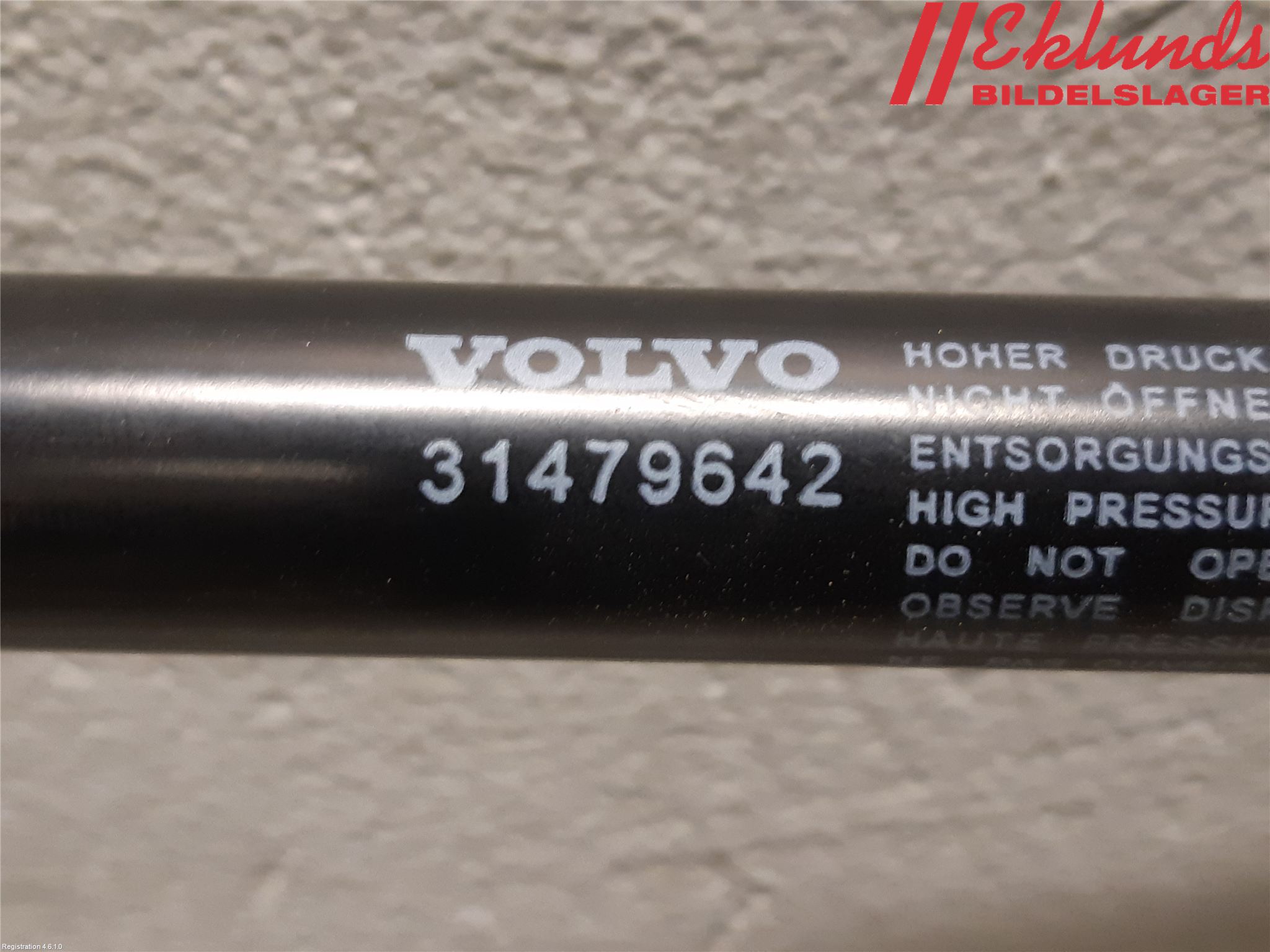 Volvo V90 CROSS COUNTRY 17->> Gasfjäder Motorhuv