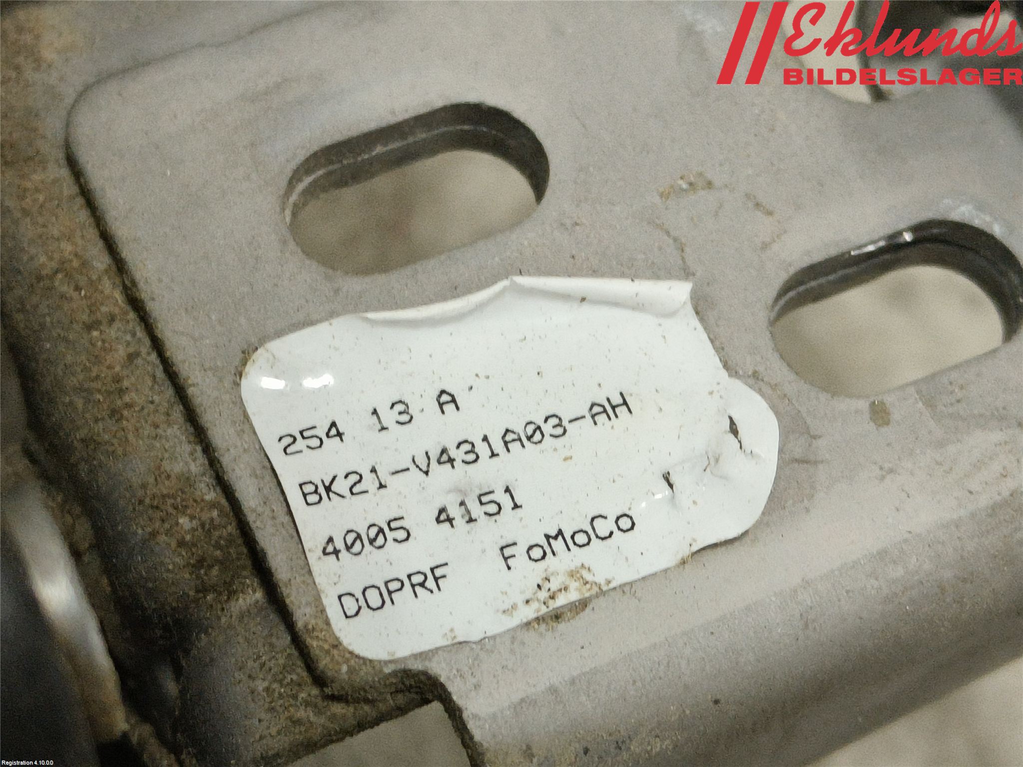 Ford TRANSIT SKÅP/BUSS 14-22 Låskista-Dörrlås