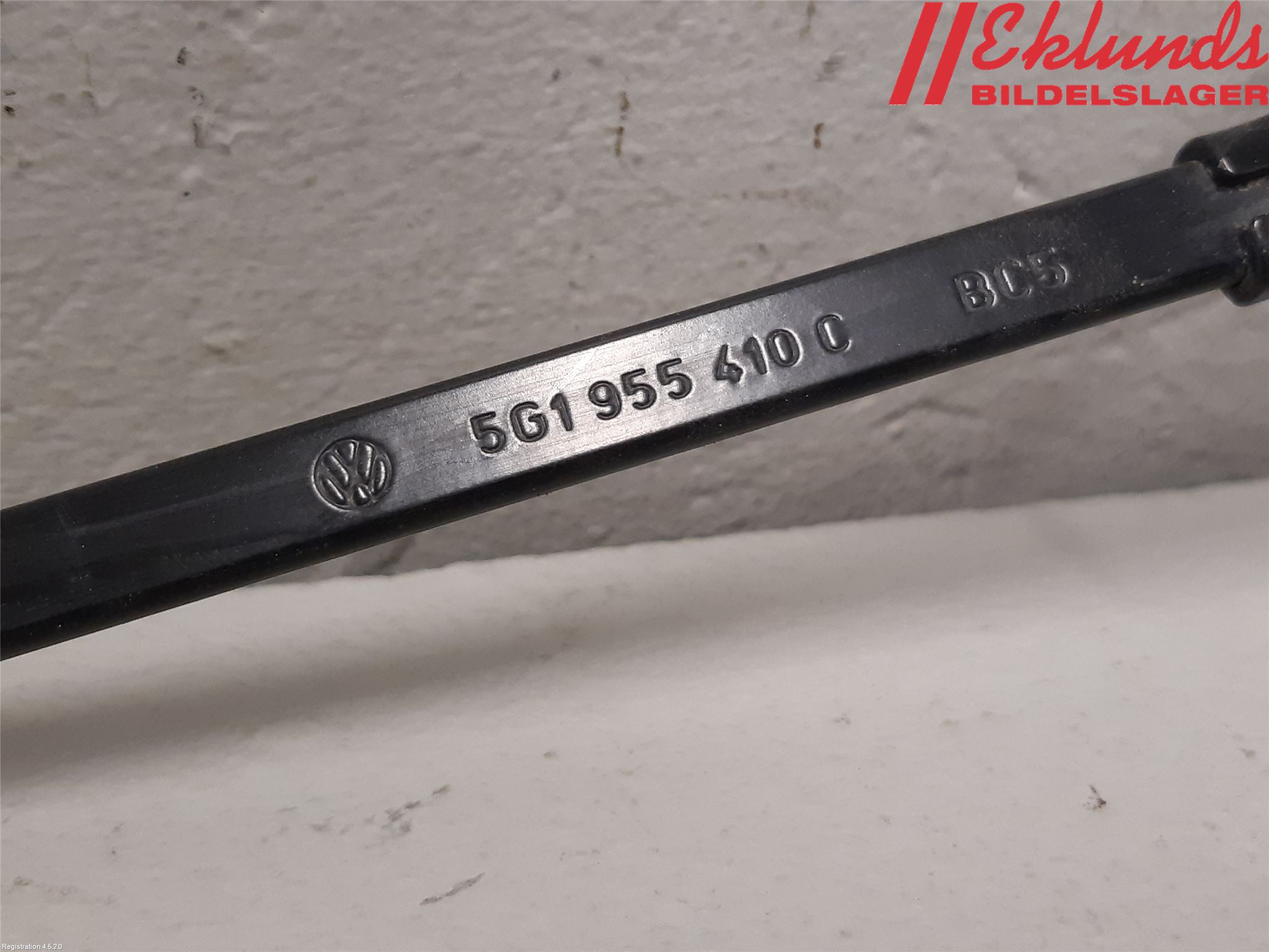 Volkswagen VW GOLF / E-GOLF VII 13-20 Torkararm Armar Vindruta