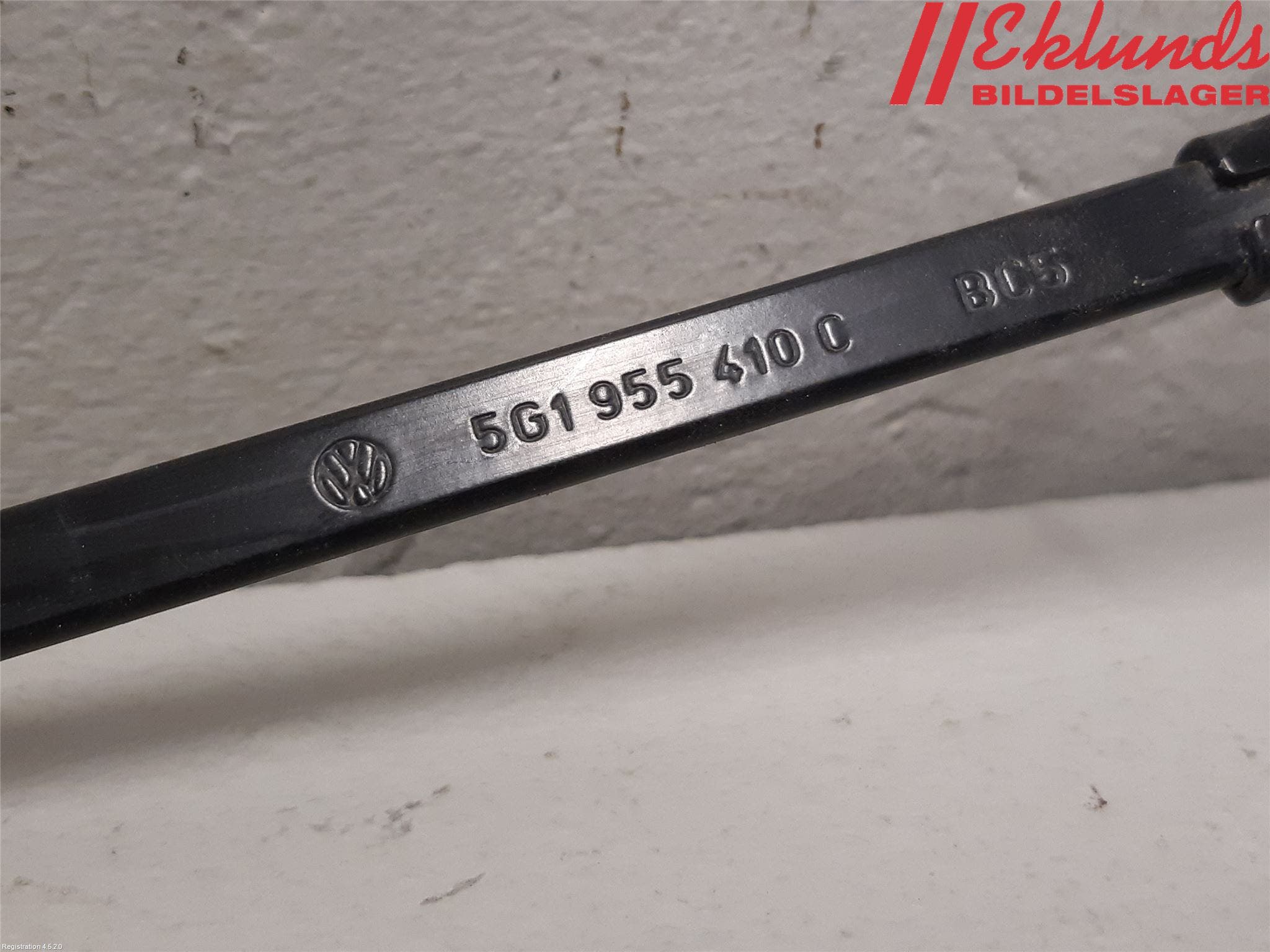 Volkswagen VW GOLF / E-GOLF VII 13-20 Torkararm Armar Vindruta