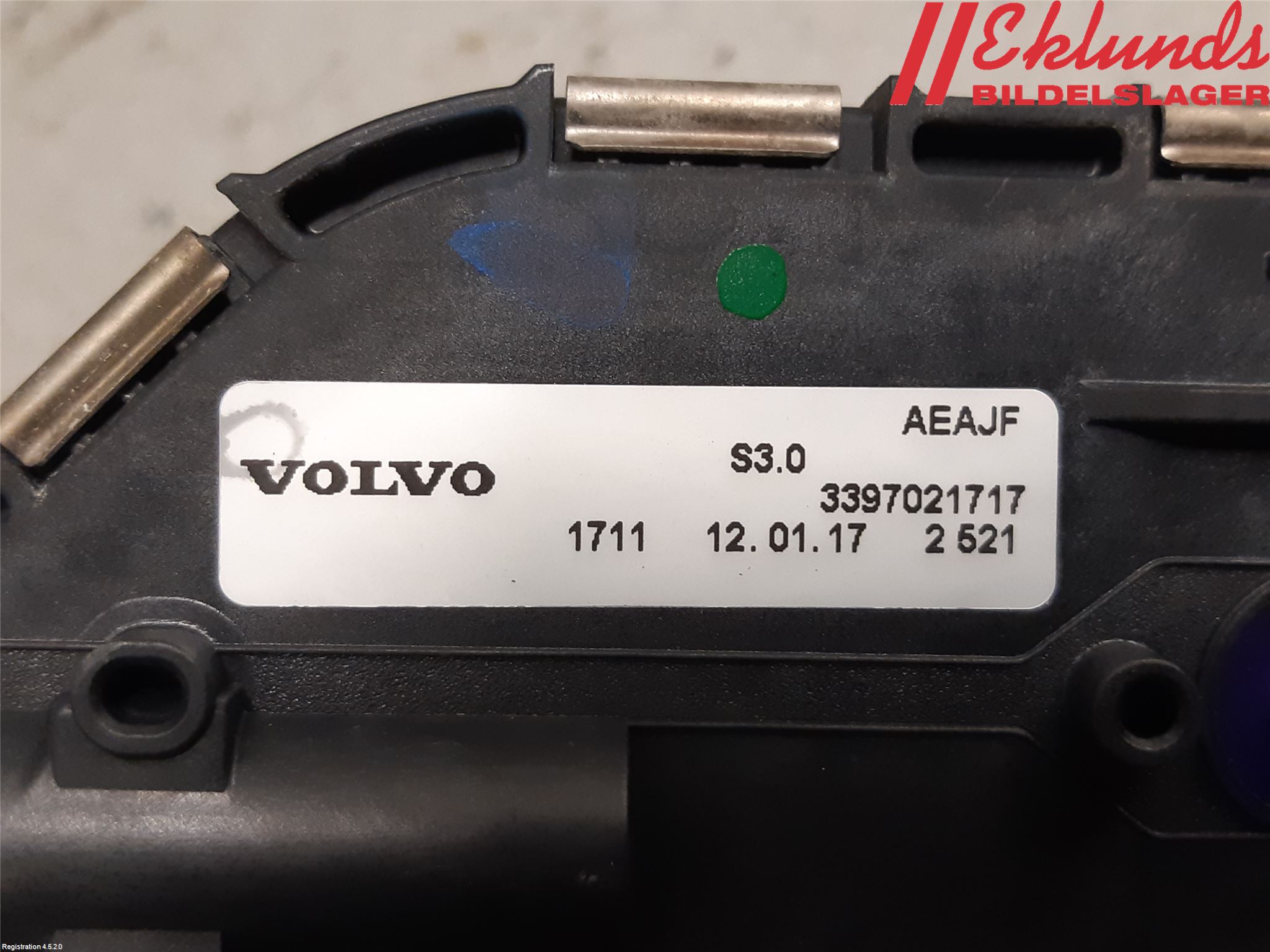Volvo V90 17->> Torkarmotor Vindruta