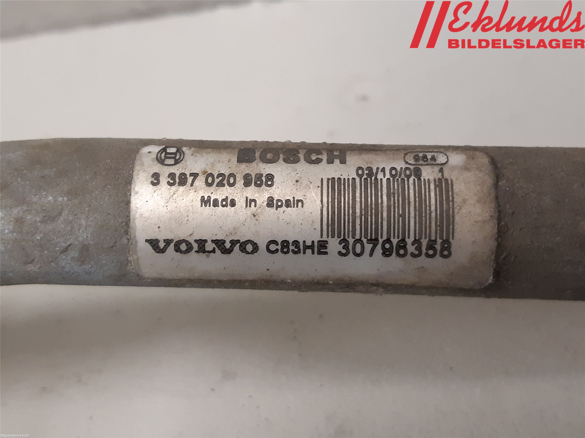 Volvo V70 08-13 Torkarmekanism Vindruta