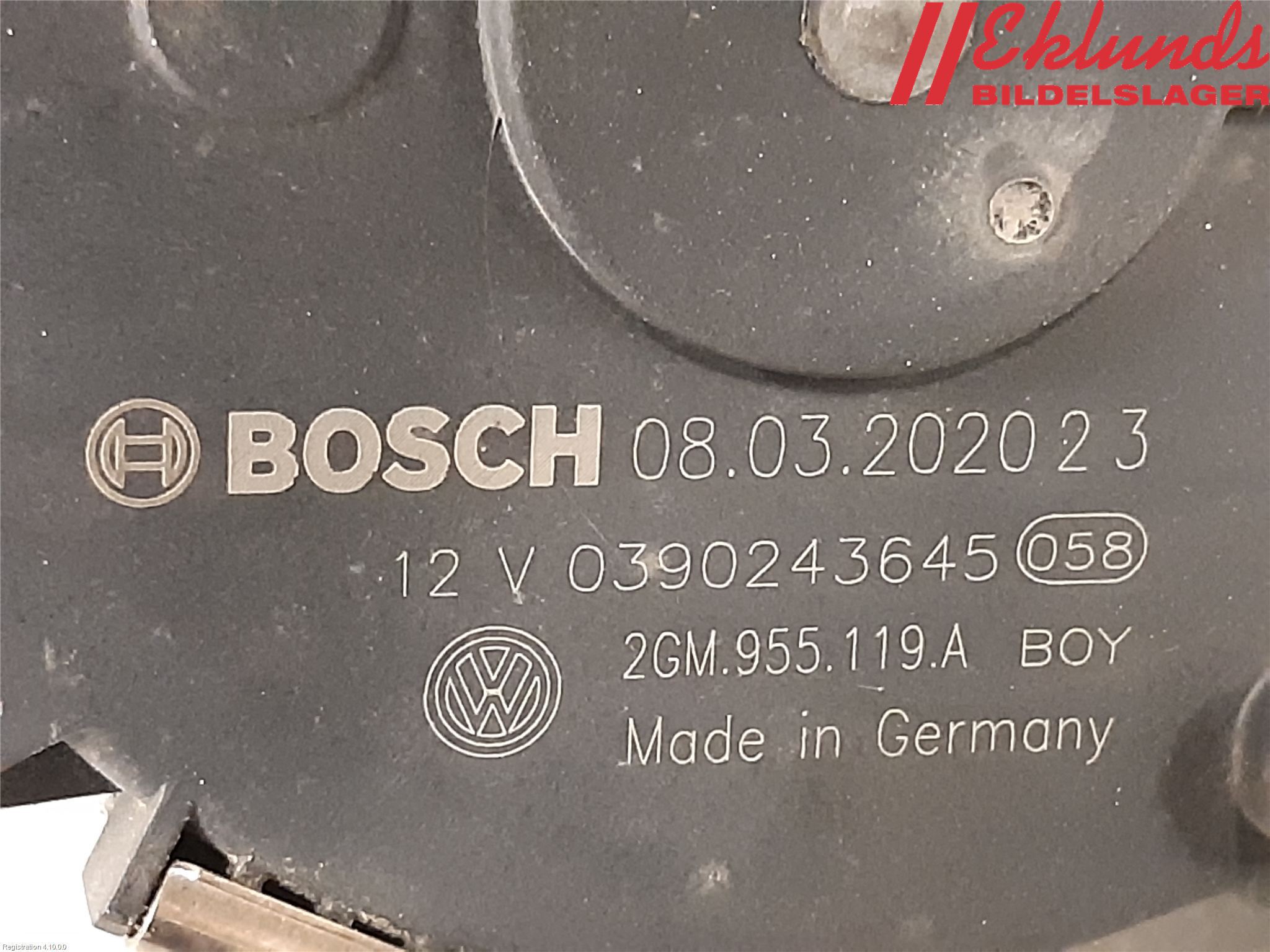Volkswagen VW T-CROSS 19- Torkarmotor Vindruta