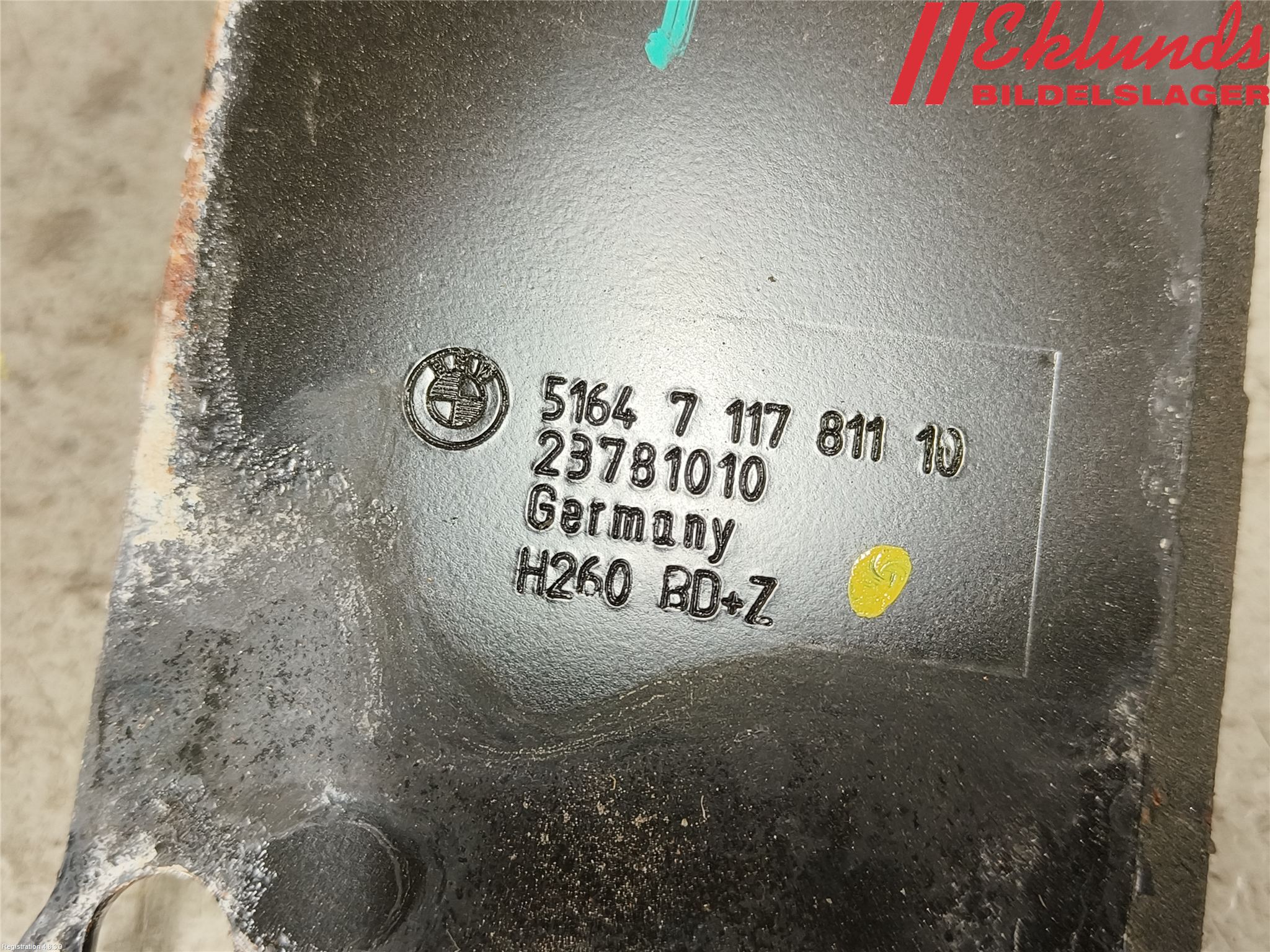 BMW 3 E90/91 SED/TOU 05-12 Kylarfäste-Ram-Balk