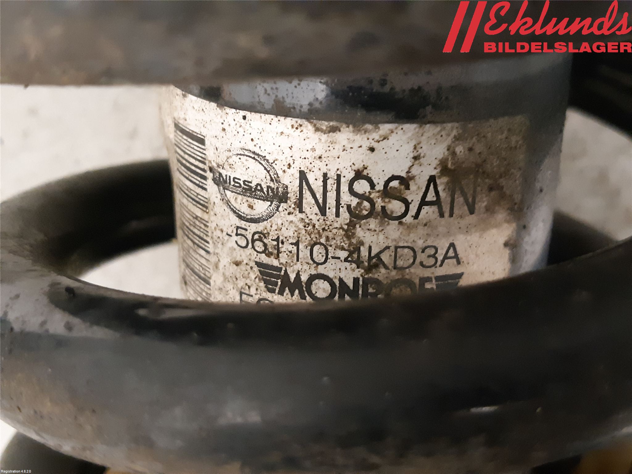 Nissan NAVARA 05-16 Fjäderben Fram Vänster