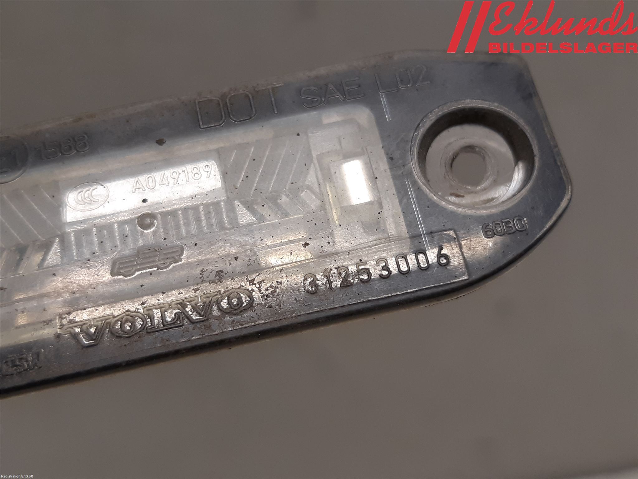 Volvo V60 11-13 Skylt Belysning