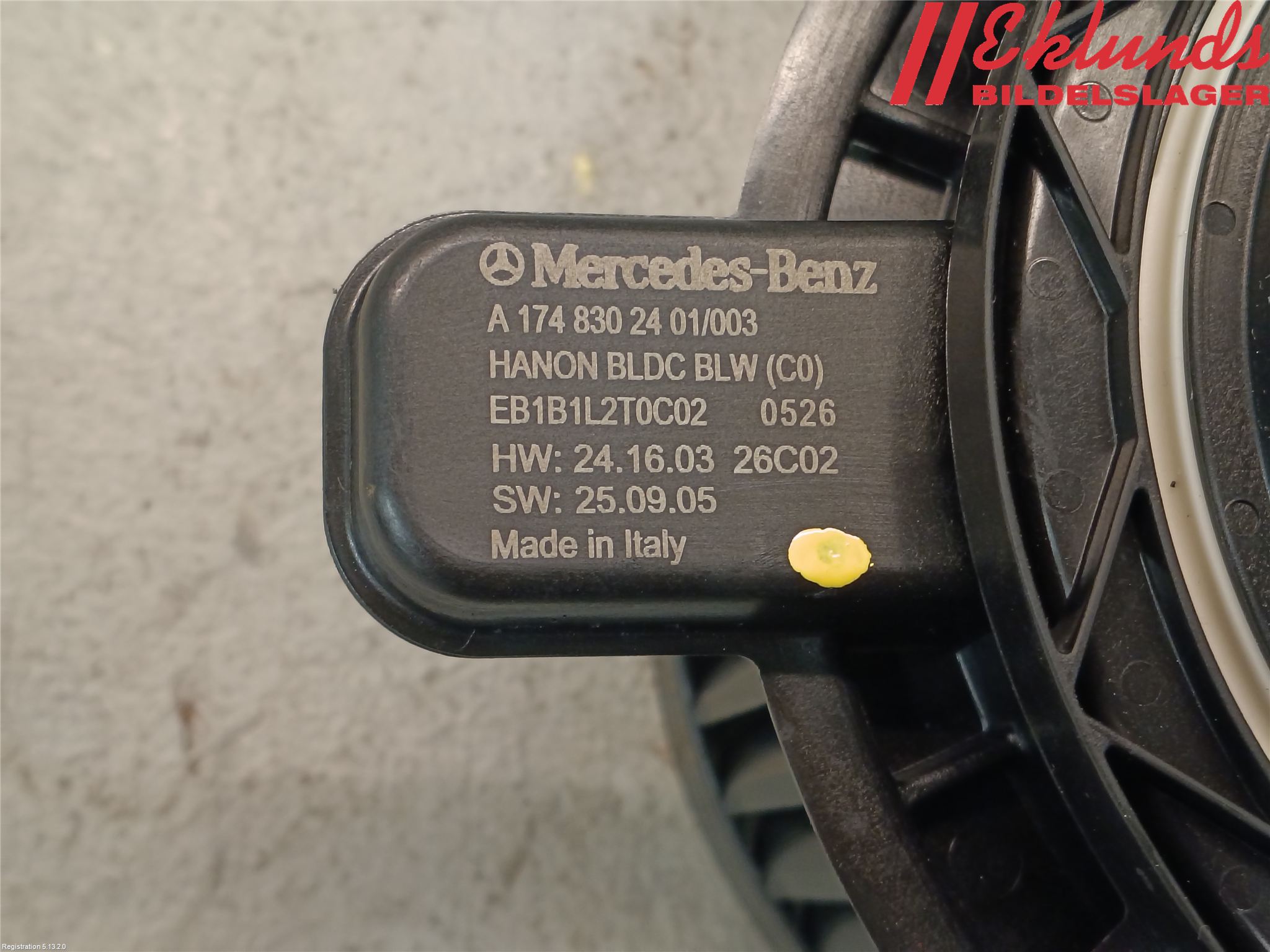 Mercedes-Benz MB CLA-KLASS (C118/X118) 19- Ac Värmefläkt
