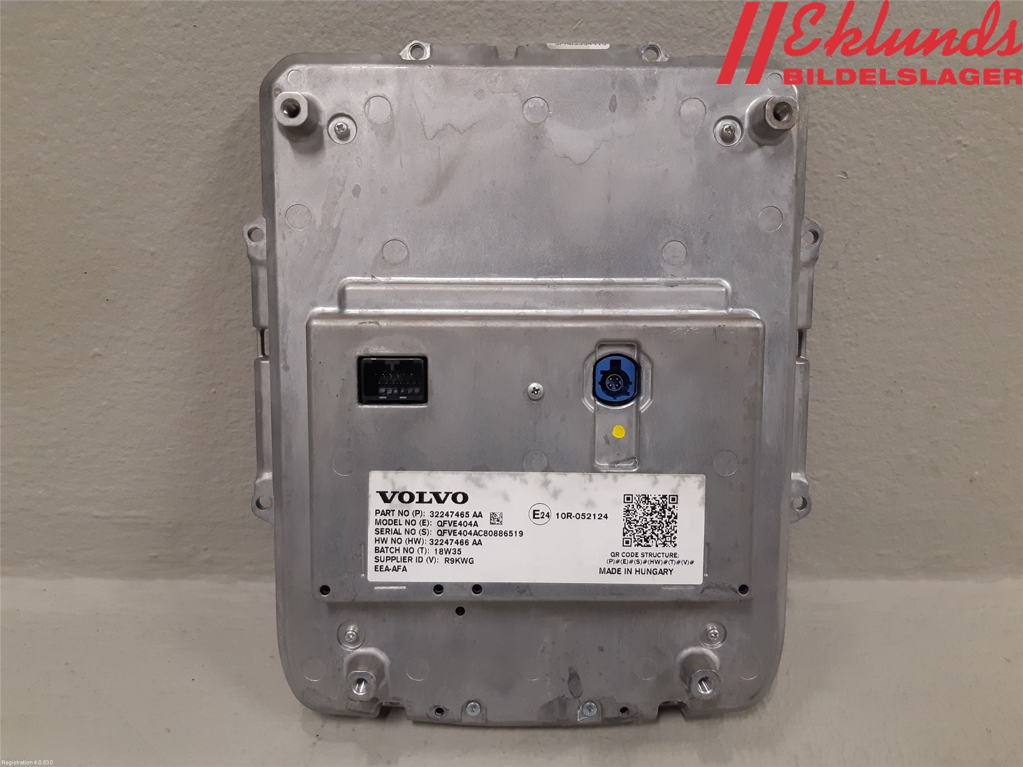 Volvo V90 17->> Cd Radio - Multimediapanel