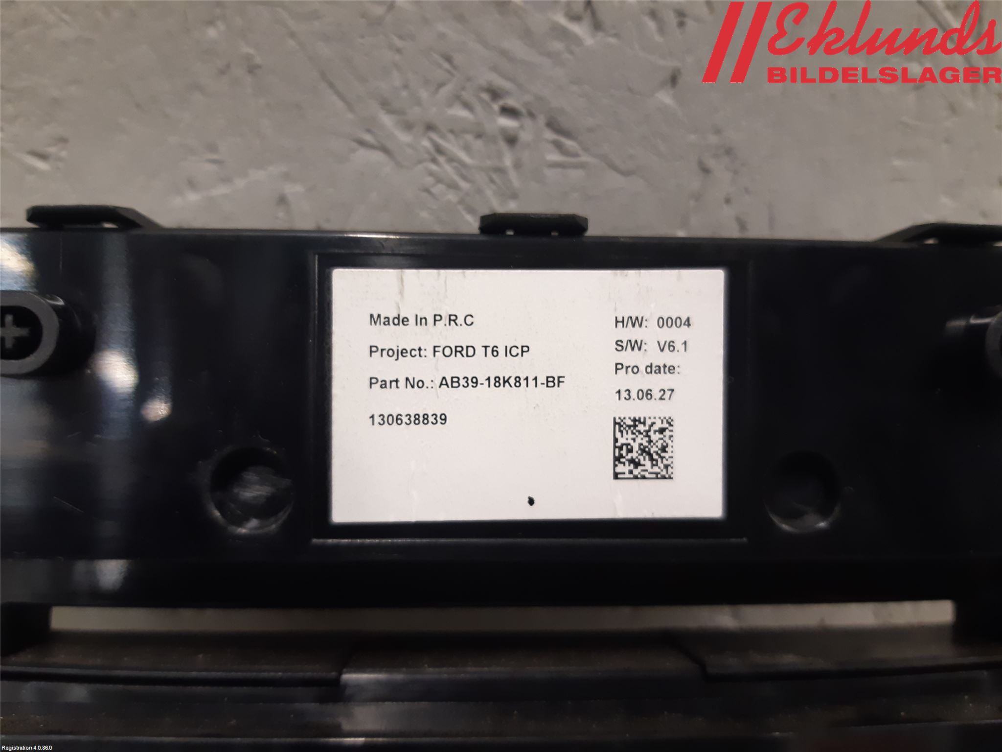 Ford RANGER EU 12-23 Cd Radio - Multimediapanel