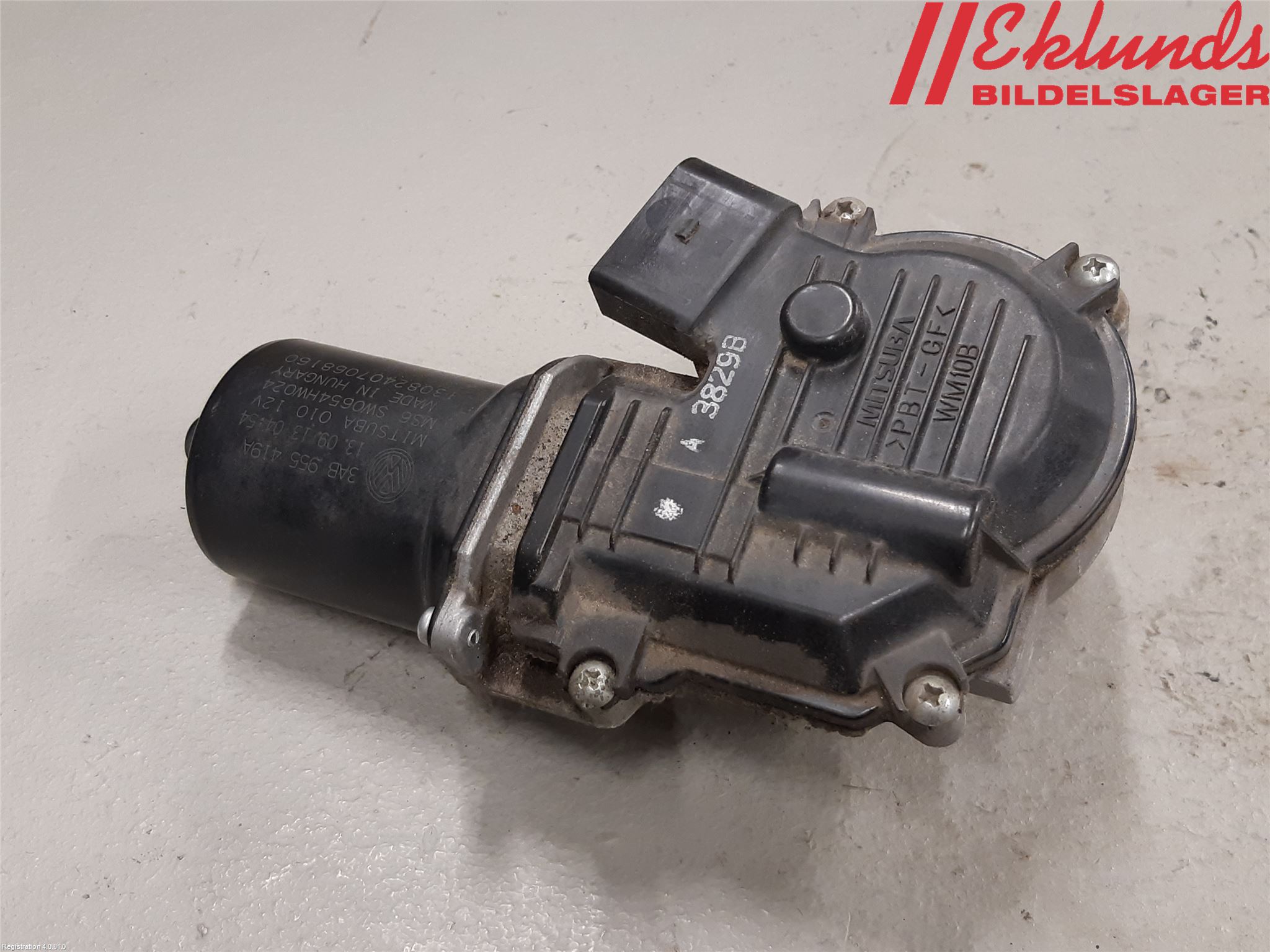 Volkswagen VW PASSAT 11-14 Torkarmotor Vindruta