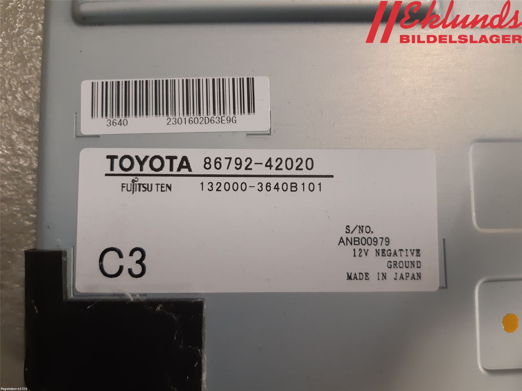 Toyota RAV4 13-18 Styrenhet Parkeringshjälp