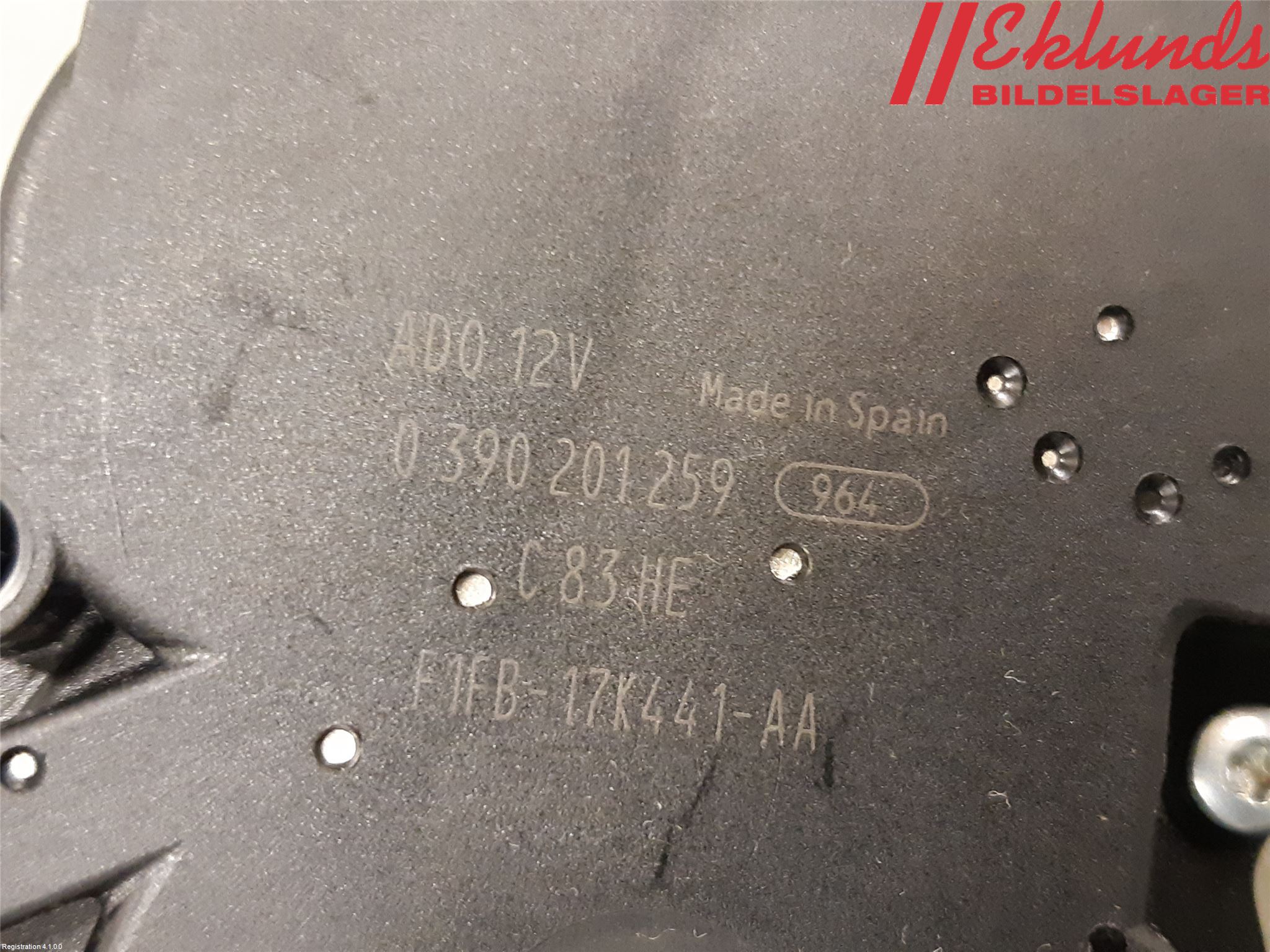 Ford FOCUS 15-18 Torkarmotor Baklucka