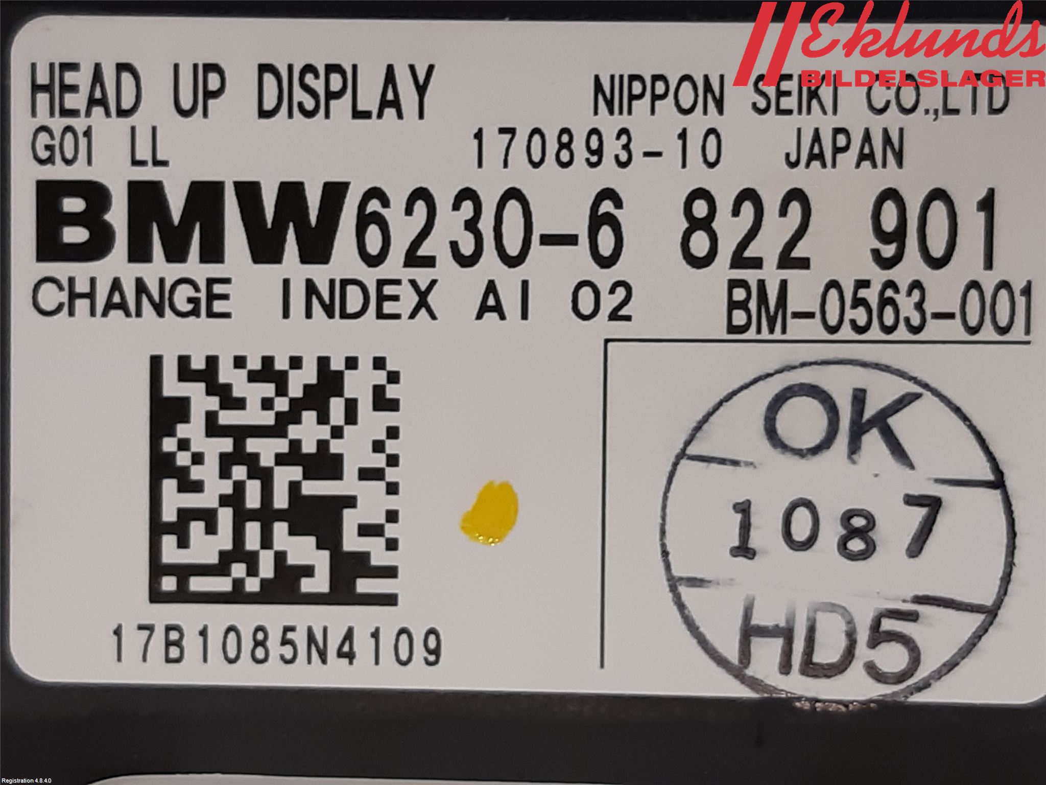 BMW X3 G01 18- Instrument Övrigt