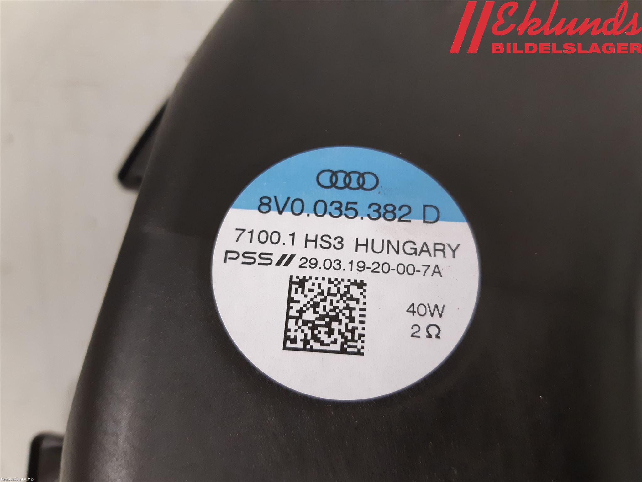 Audi A3/S3 8V 13-20 Högtalare