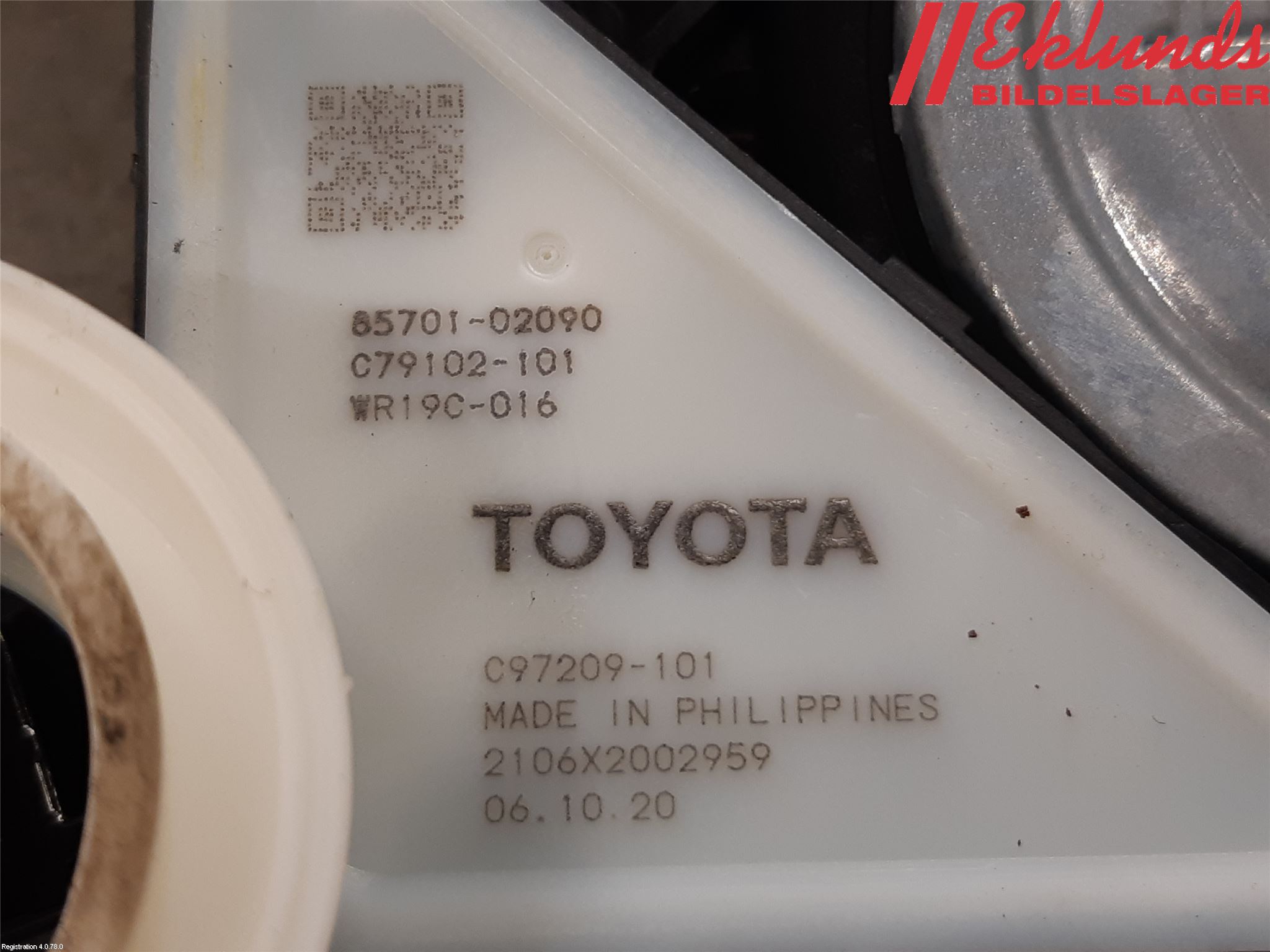 Toyota COROLLA 19- Fönsterhiss El Kompl